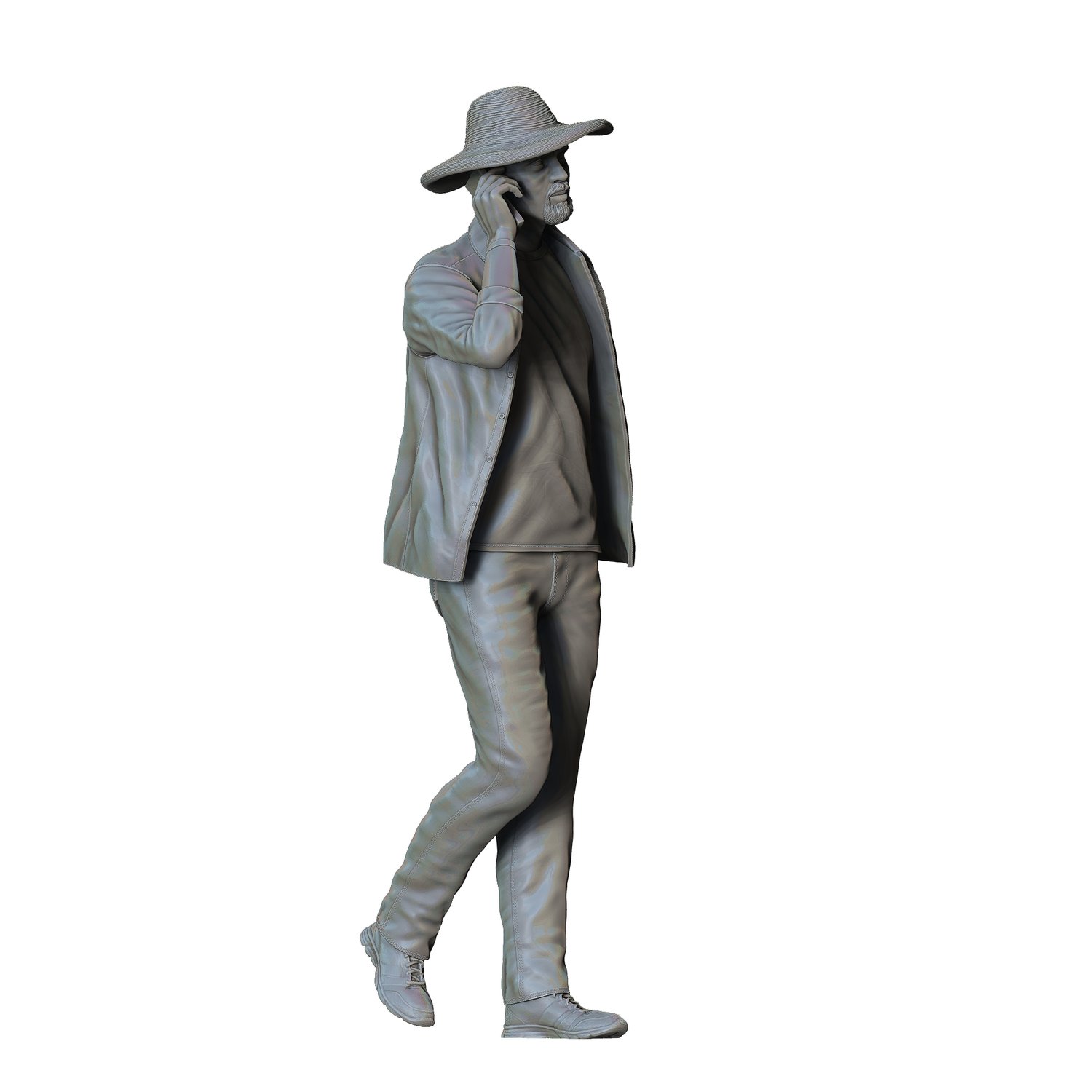 N4 Man Walking, 3dp Miniaturesw