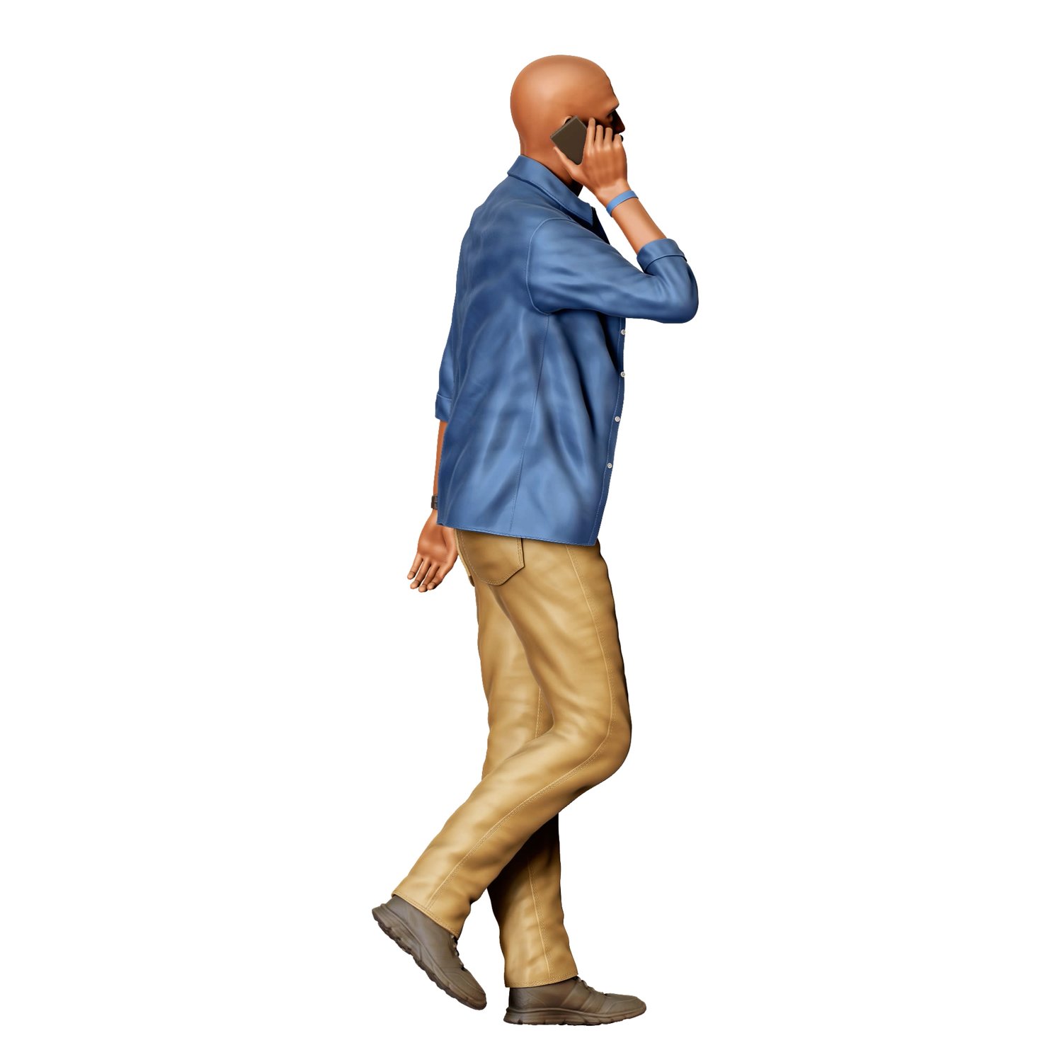 N4 Man Walking, 3dp Miniaturesw