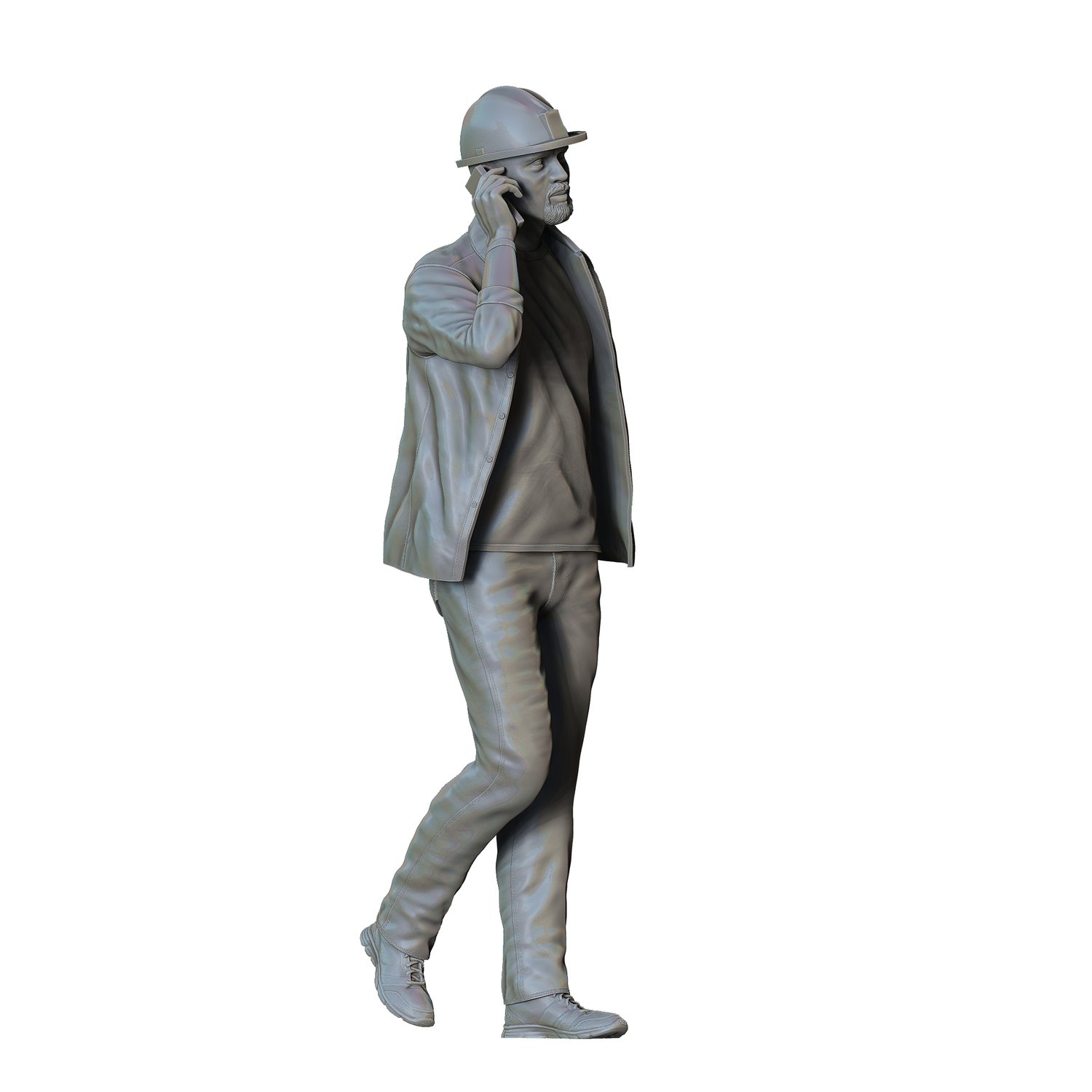 N4 Man Walking, 3dp Miniaturesw