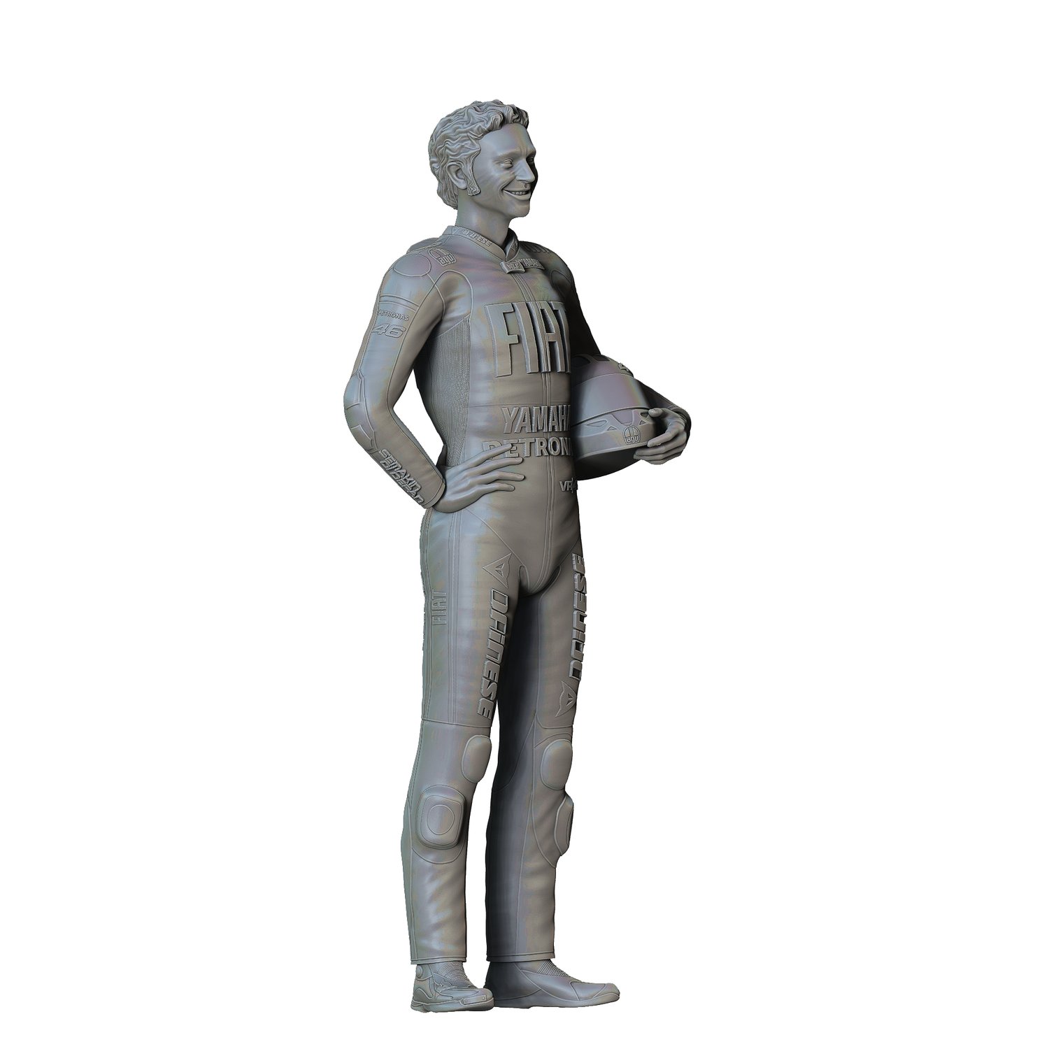 Valentino Rossi Italian race car driver, 3DP Miniatures