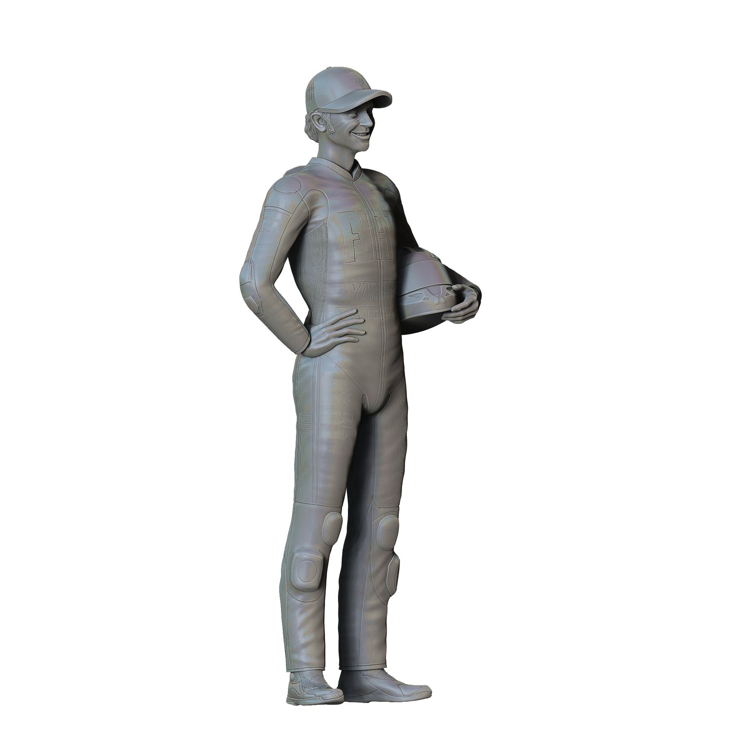 Valentino Rossi Italian race car driver, 3DP Miniatures
