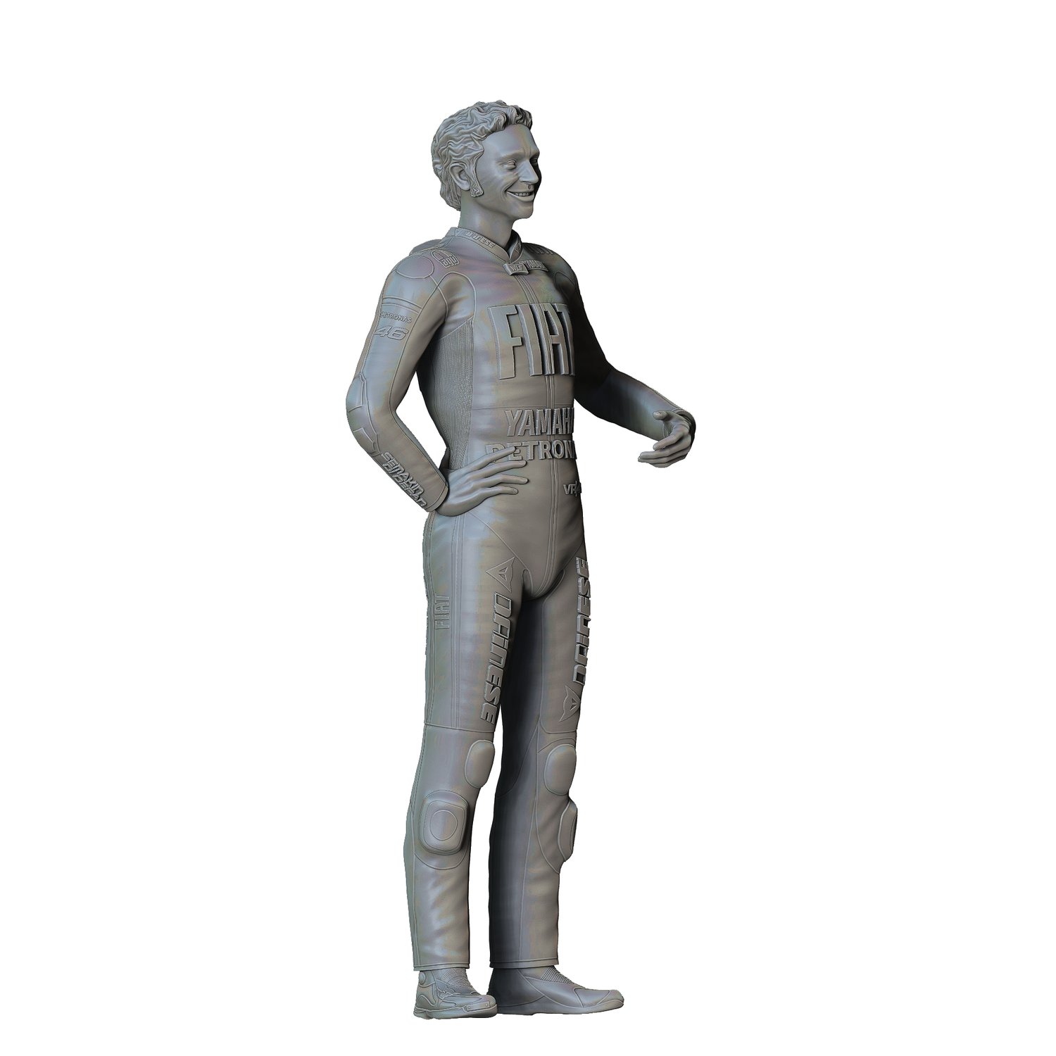 Valentino Rossi Italian race car driver, 3DP Miniatures