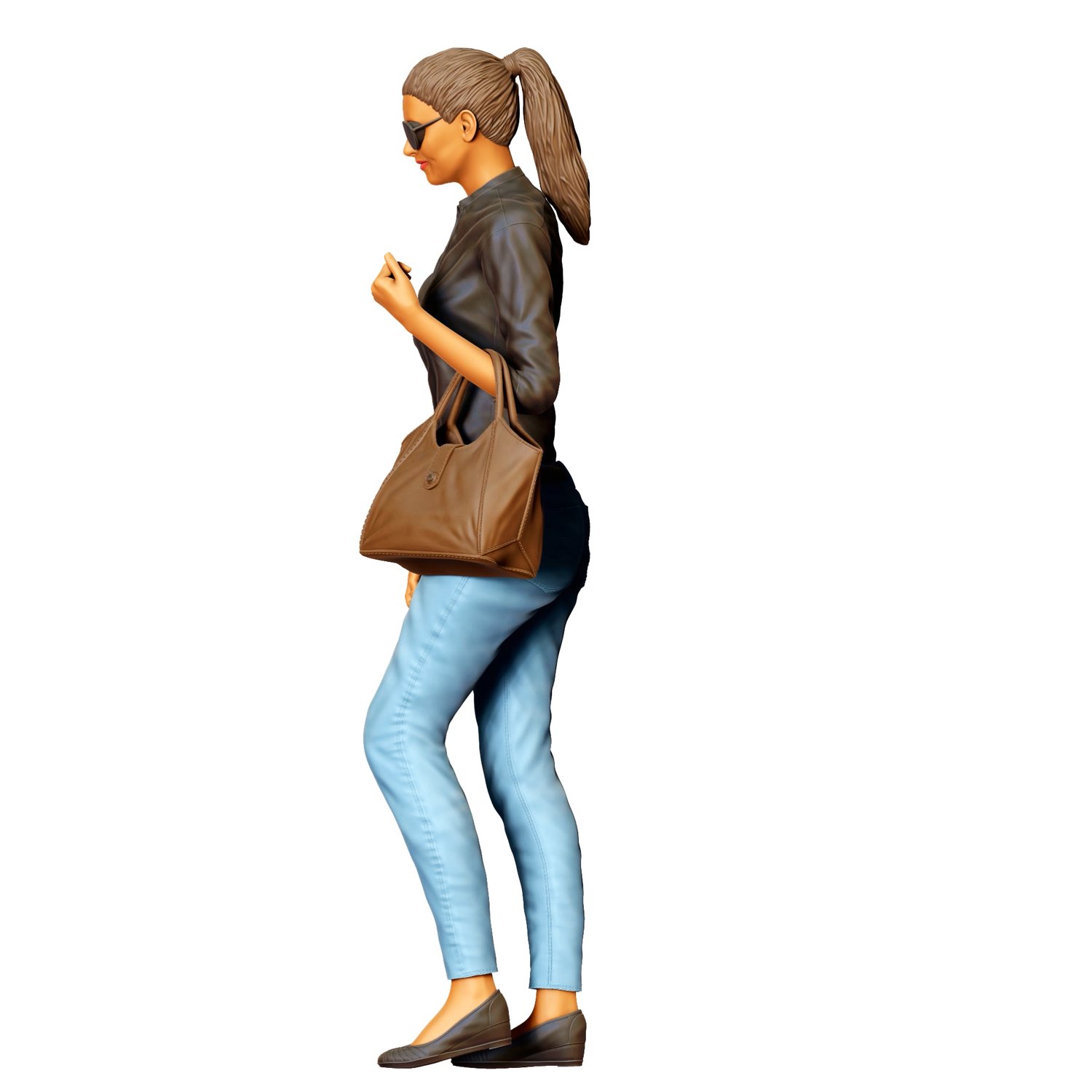 N5 Woman walking Miranda Kerr, 3DP Miniatures