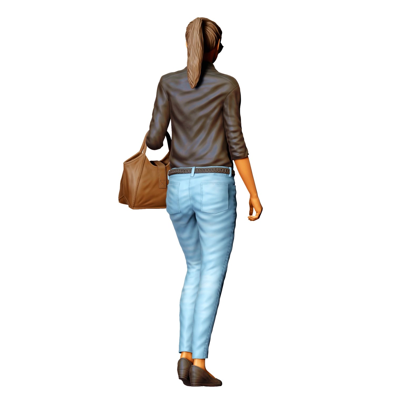 N5 Woman walking Miranda Kerr, 3DP Miniatures