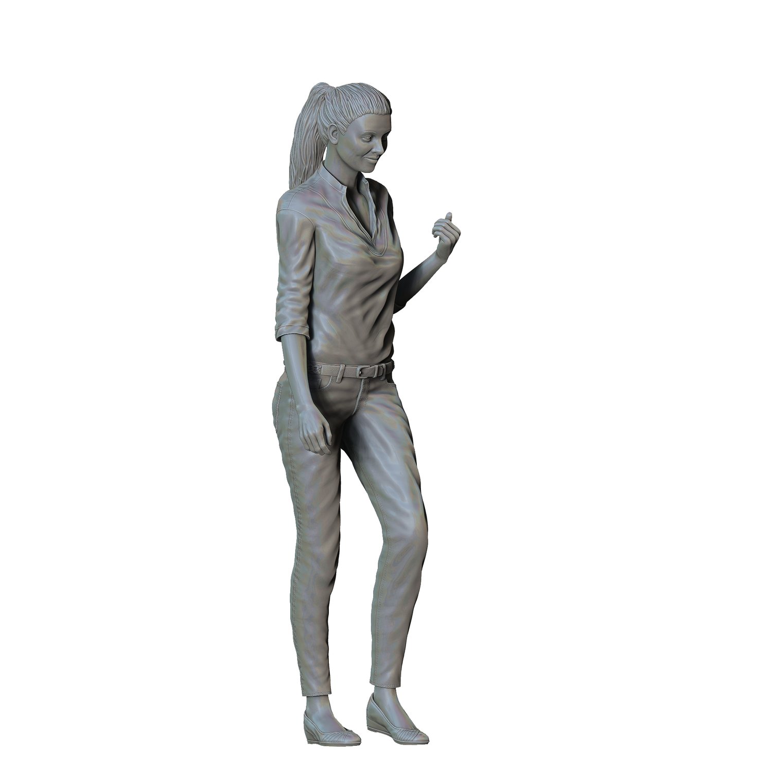 N5 Woman walking Miranda Kerr, 3DP Miniatures