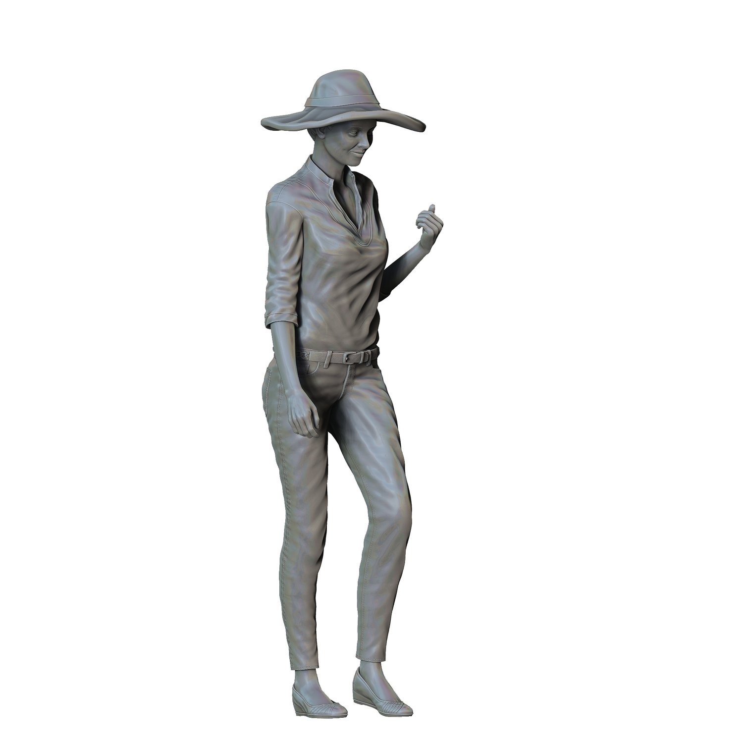 N5 Woman walking Miranda Kerr, 3DP Miniatures