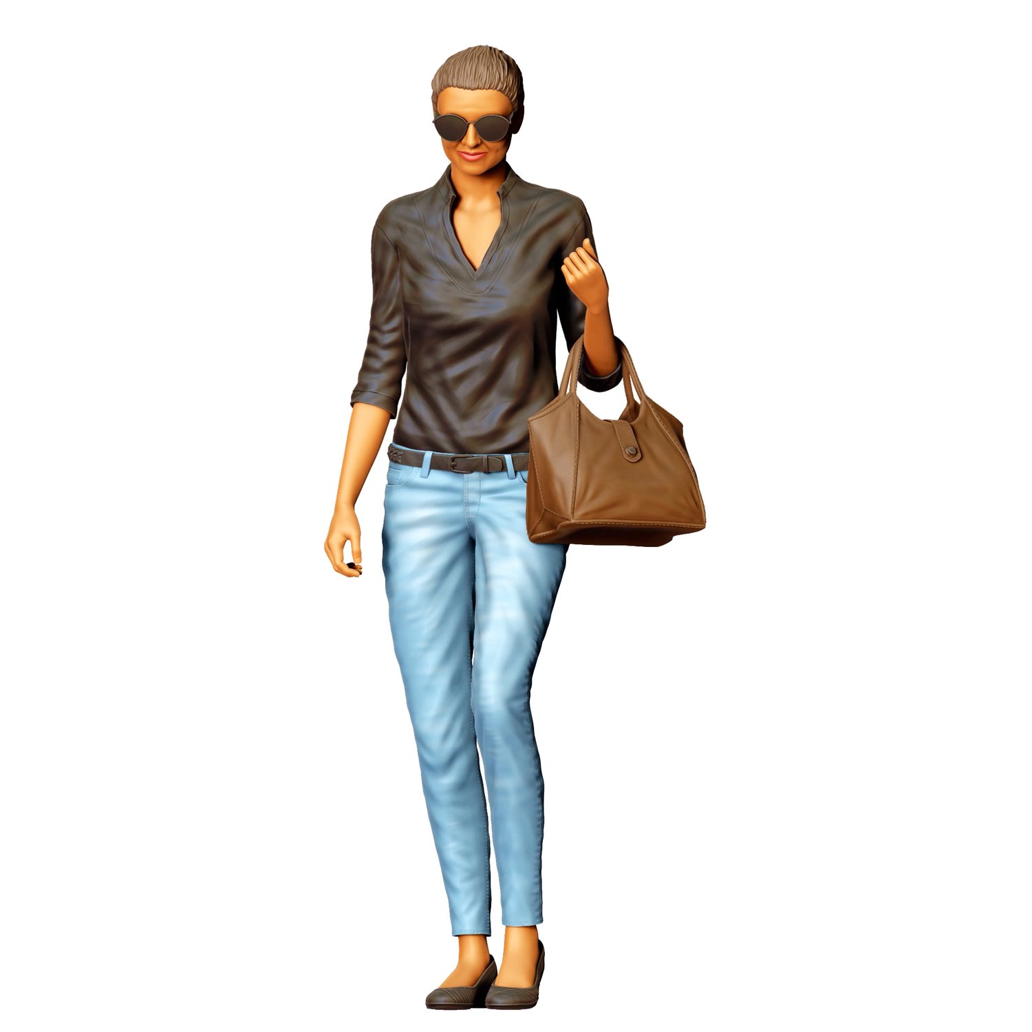 N5 Woman walking Miranda Kerr, 3DP Miniatures
