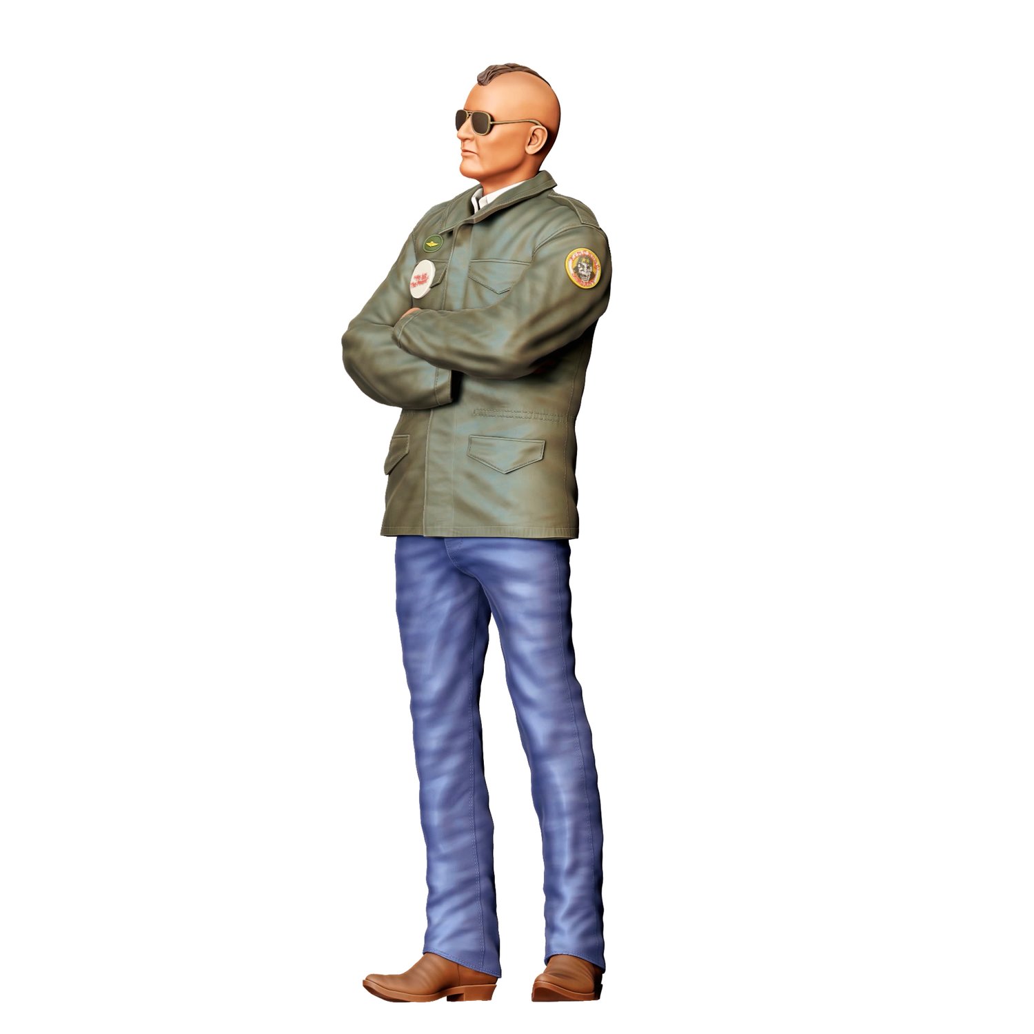 N1 Robert De Niro Travis Bickle Taxi Driver, 3DP Miniatures