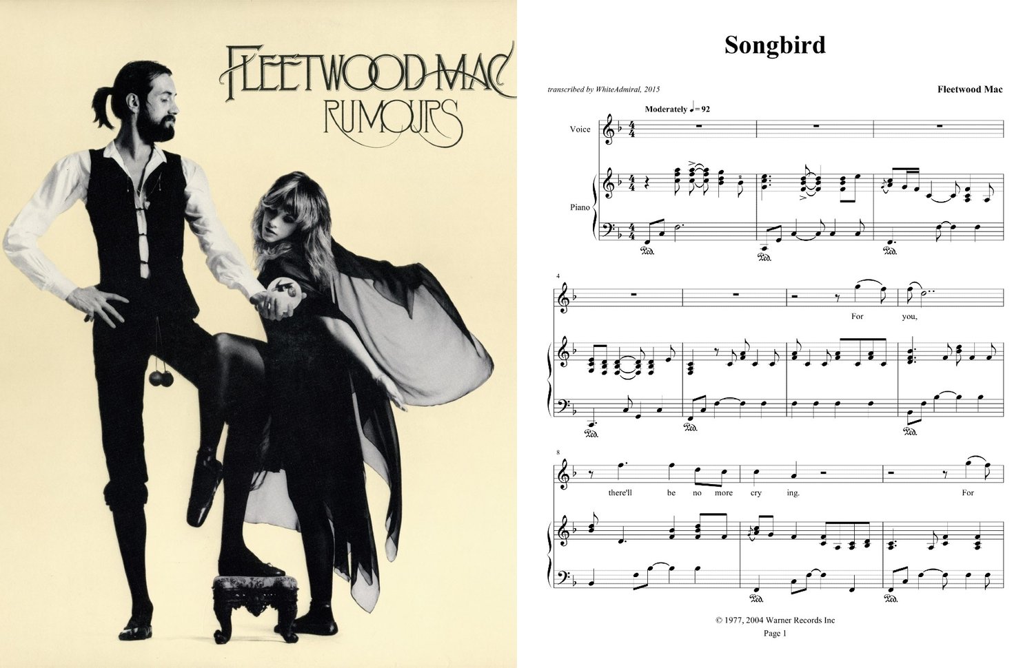 Songbird - Fleetwood Mac (voice & piano)