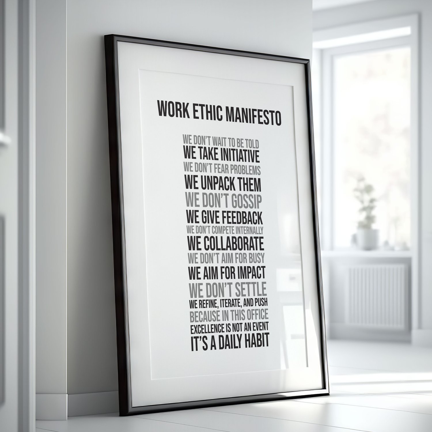 printable wall art office decoration