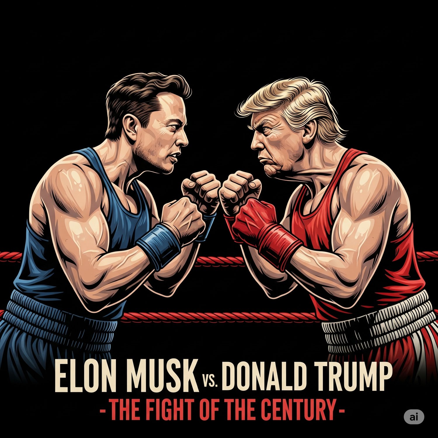 this represent Trump and Elon Musk rift between them.