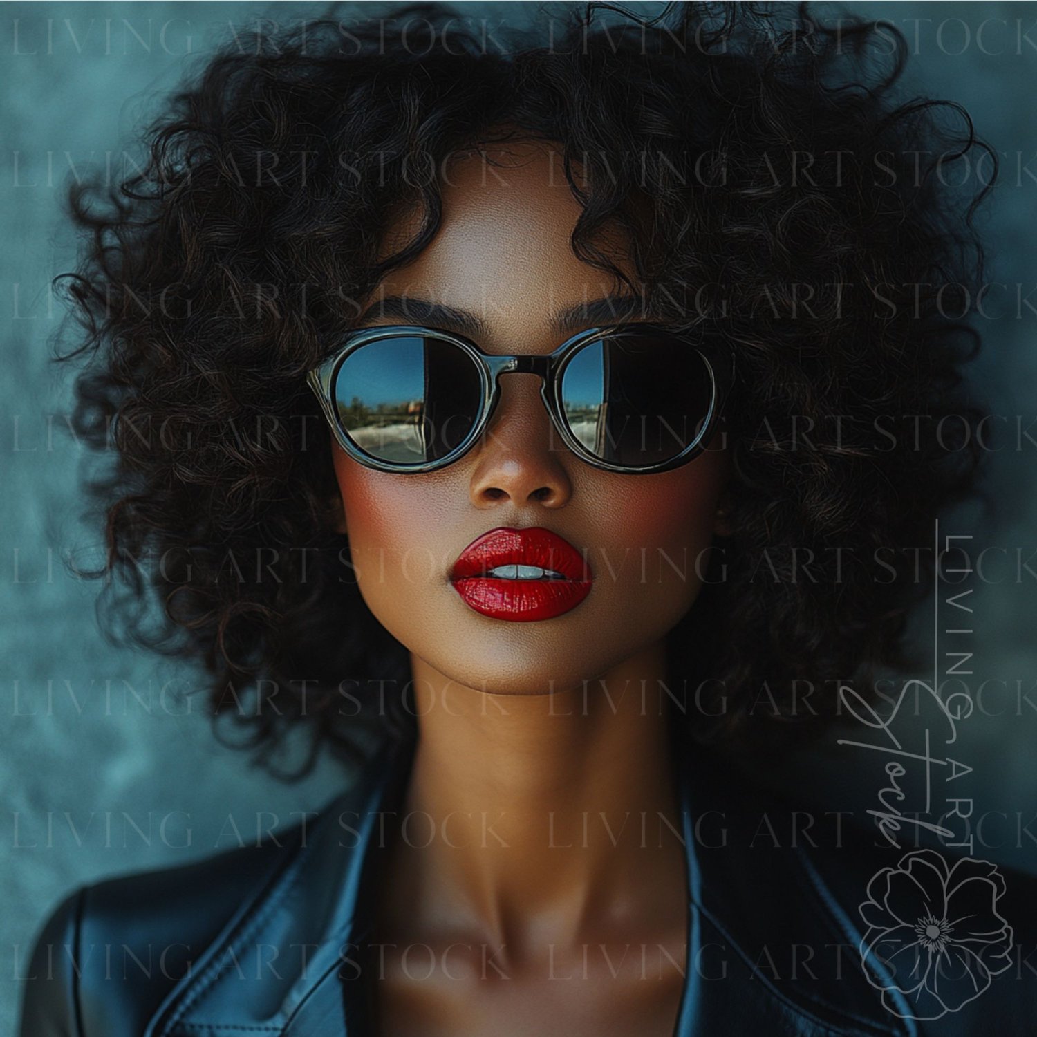 Black woman editorial stock photo