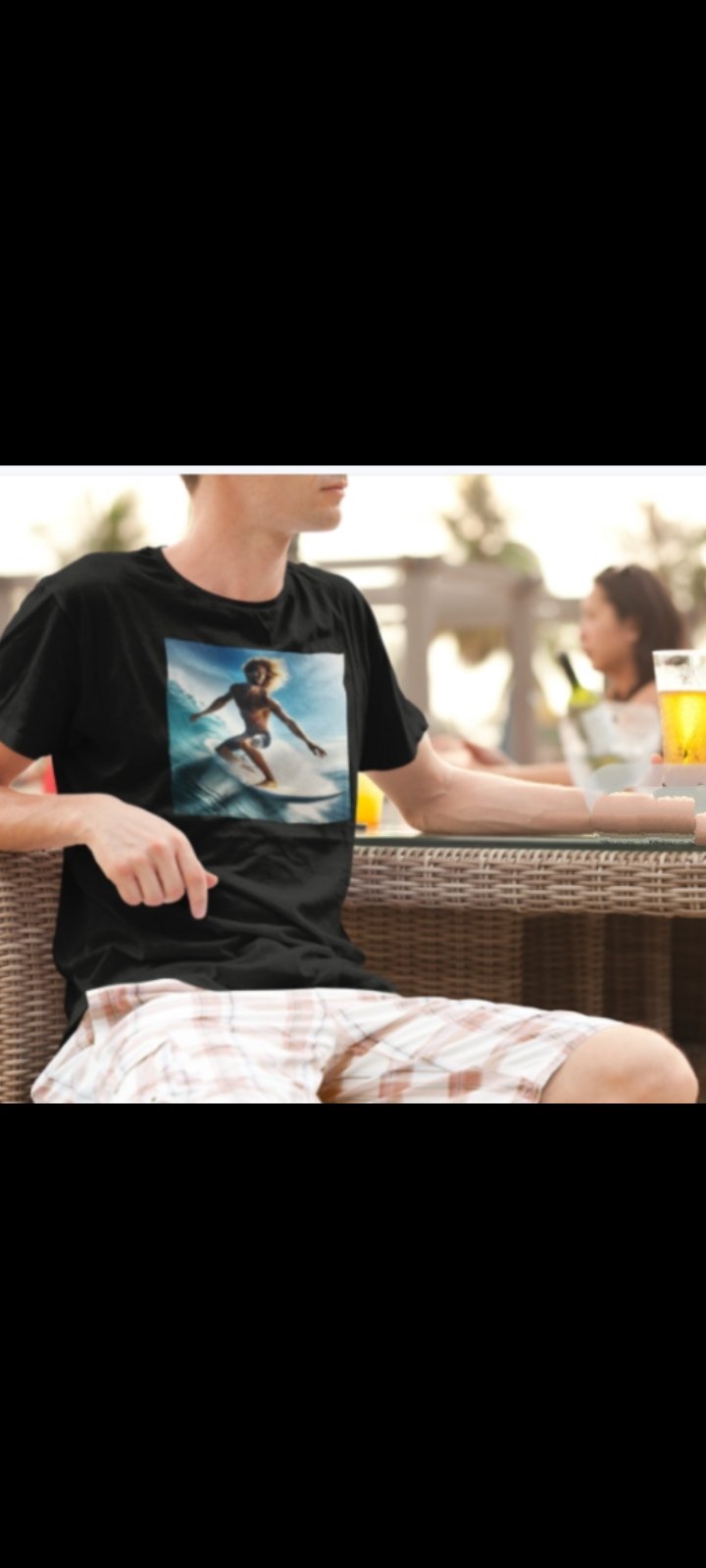 Men outing t-shirt
