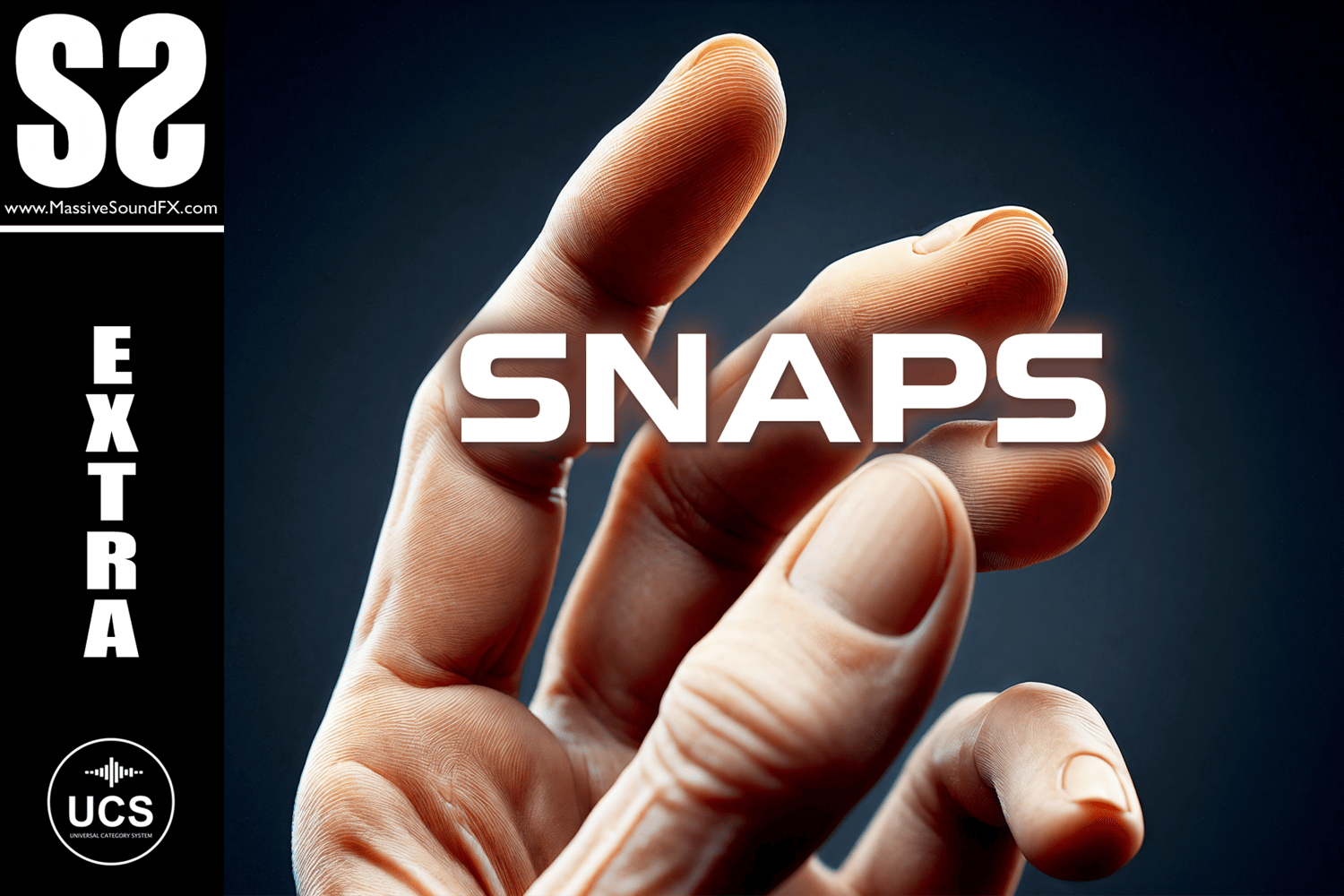 EXTRA SNAPS - is an auxiliary sound library containing 316 unique sound effect files of human hand snaps. From gentle light snaps to hard and loud pops and multiple snappings at once. Whether it’s singular and attention grabbing or subtle and encouraging