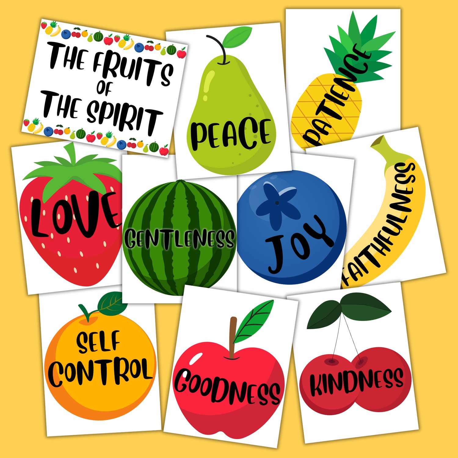 Christian Posters for Kids – Bible-Based Printable Wall Art for Faith ...