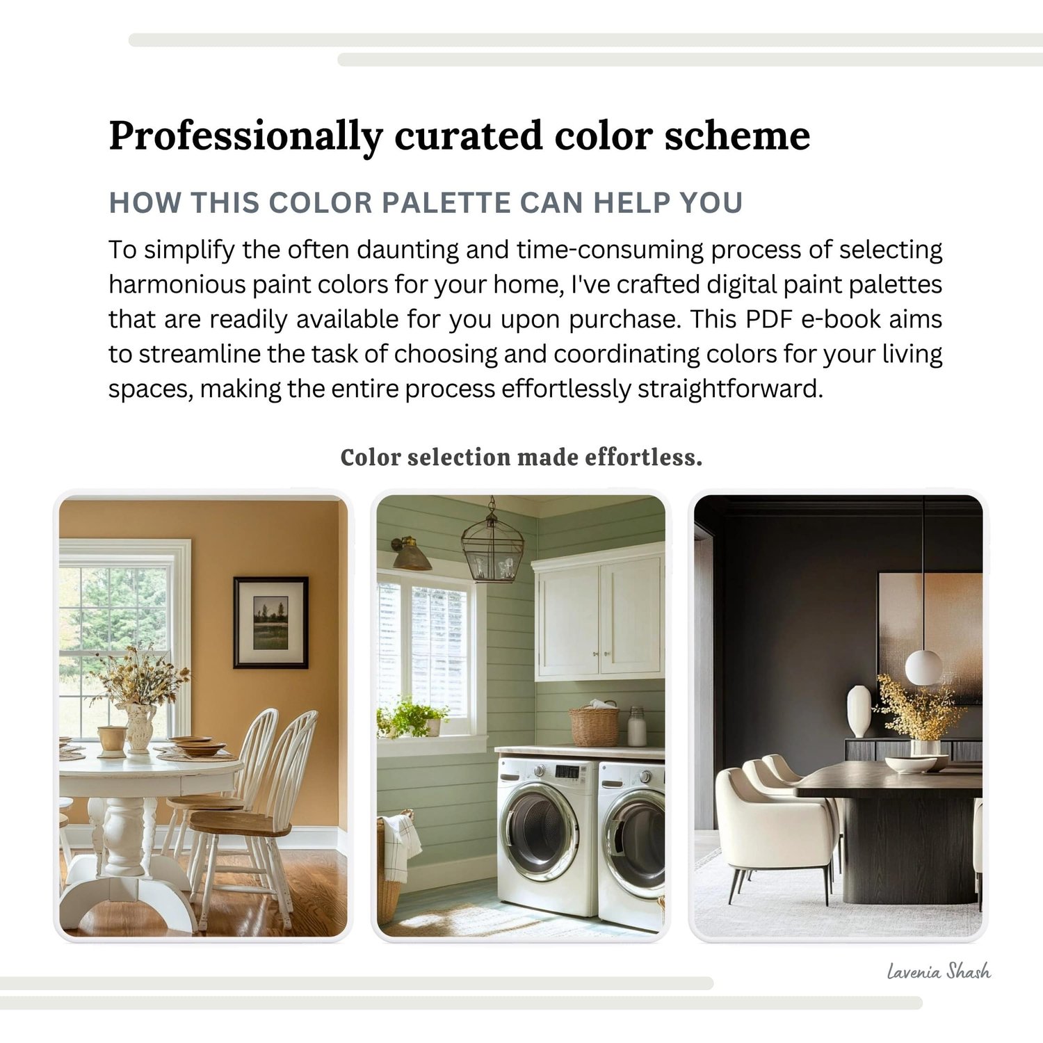 A Sherwin Williams eclectic color palette with modern and trendy coordinating shades like white, blue, green, teal, beige, terracotta, red, brown and blush pink for the whole house. Color scheme curated by Lavenia Shash