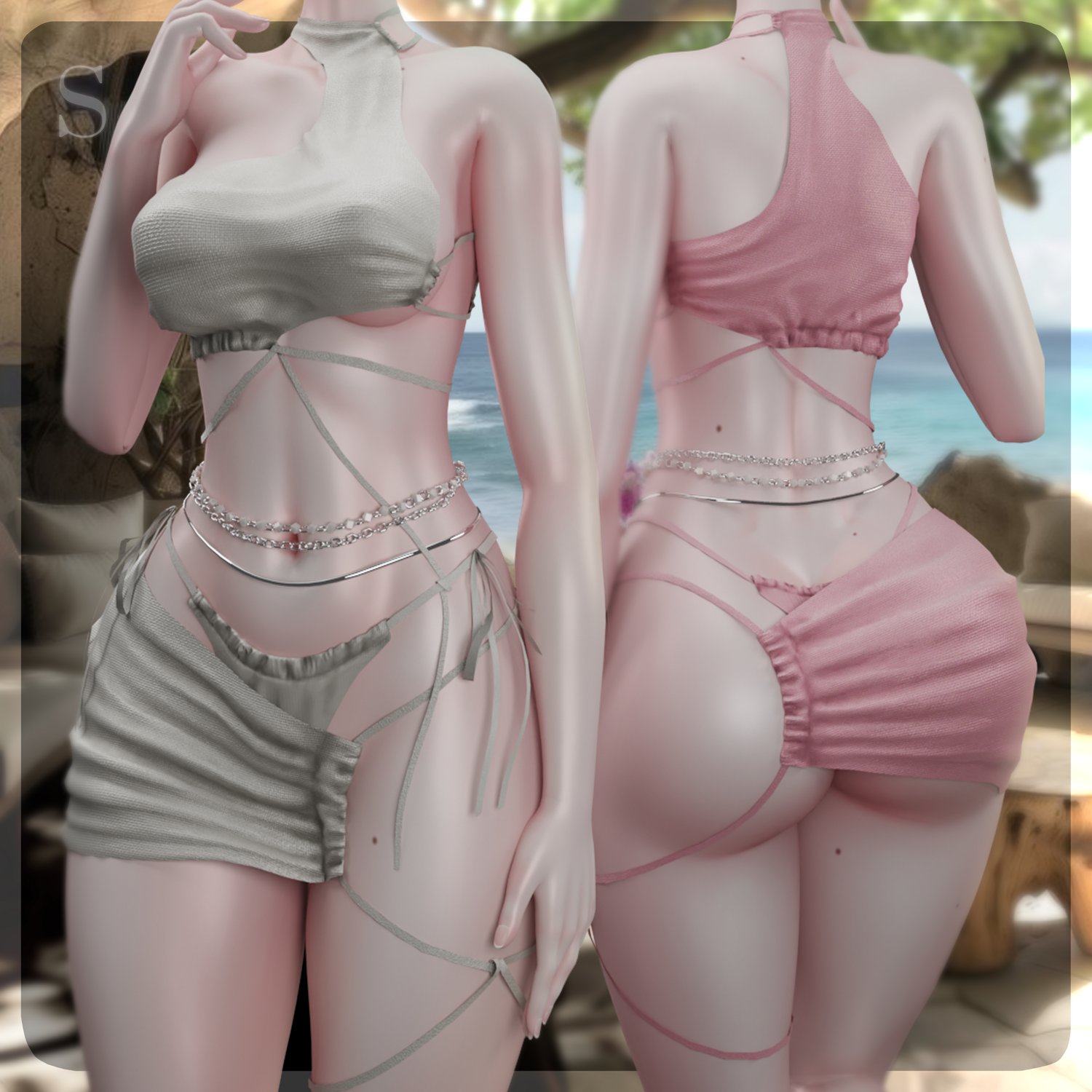 String Bikini Cover