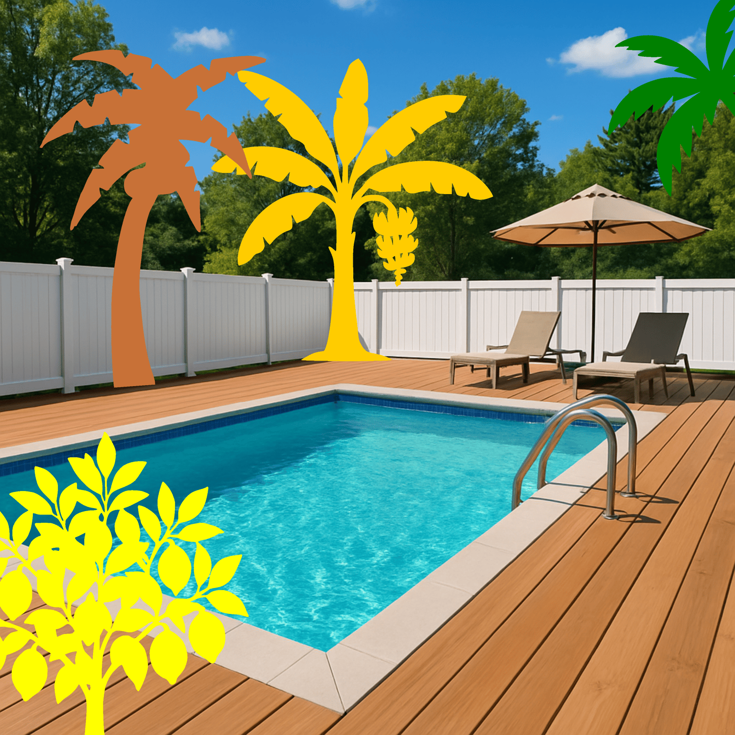 DIY Pool Decor by Matoy