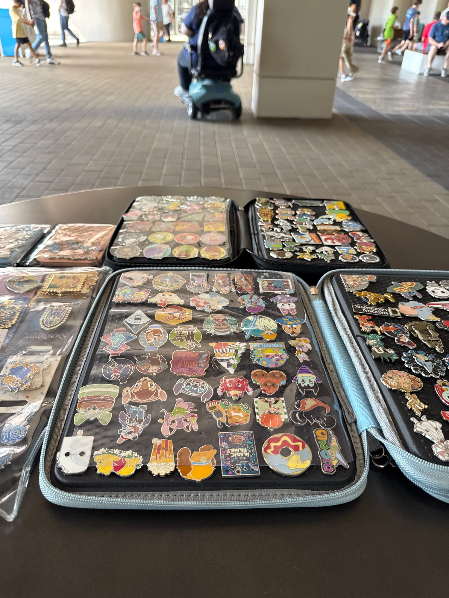 Pin trading in Epcot