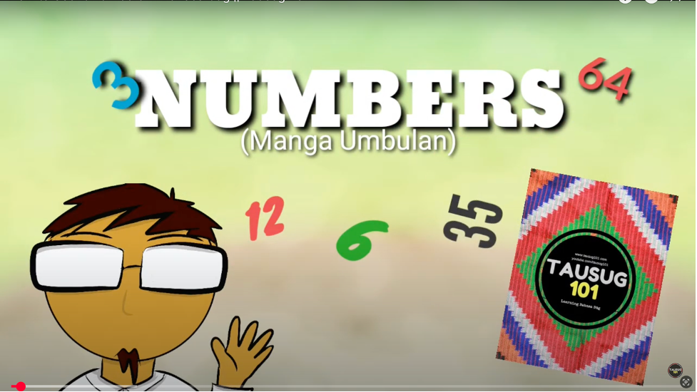 image fo numbers in tausug how to learn