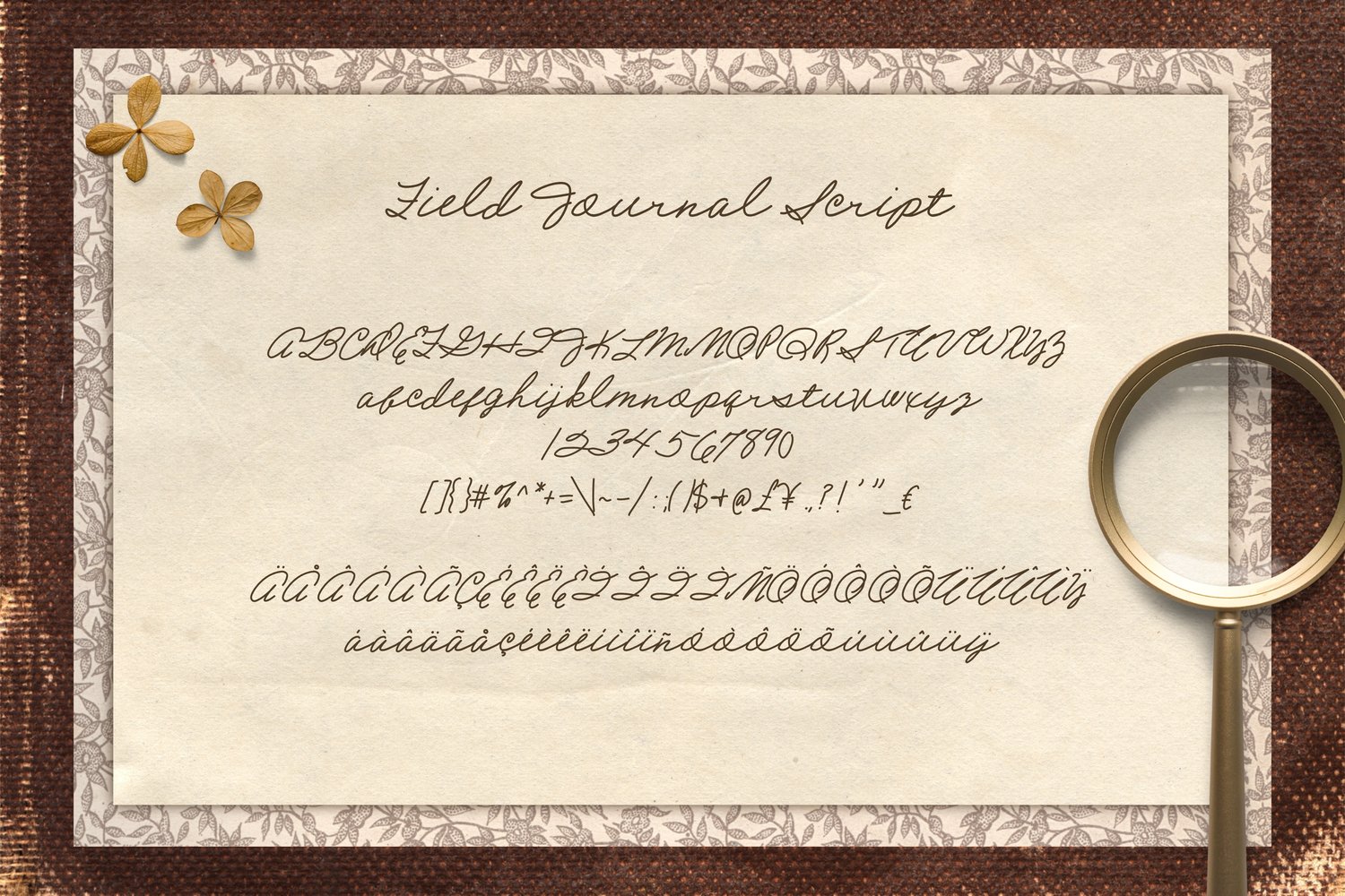 Field Journal Sans font is a multilingual vintage-inspired sans serif font with imperfect edges to add a rustic touch
