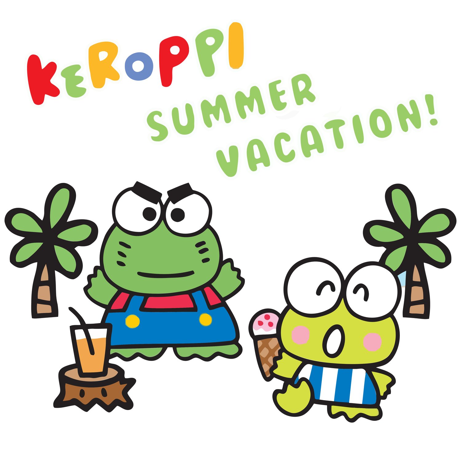 86 Keroppi PNG AI JPG Digital Sticker Pack | Kawaii Frog Clipart for Goodnotes, Digital Planner, Journal, Scrapbook, Aesthetic Stickers