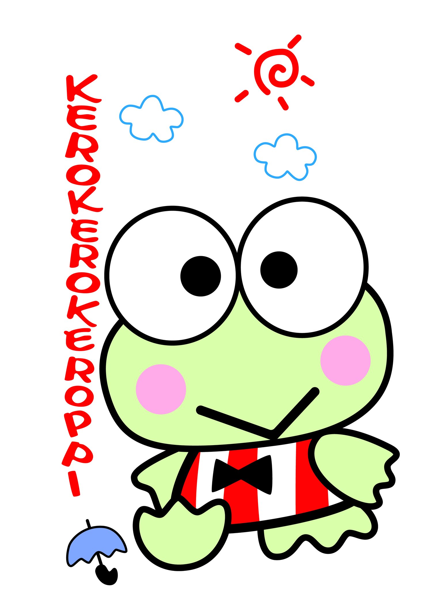 86 Keroppi PNG AI JPG Digital Sticker Pack | Kawaii Frog Clipart for Goodnotes, Digital Planner, Journal, Scrapbook, Aesthetic Stickers