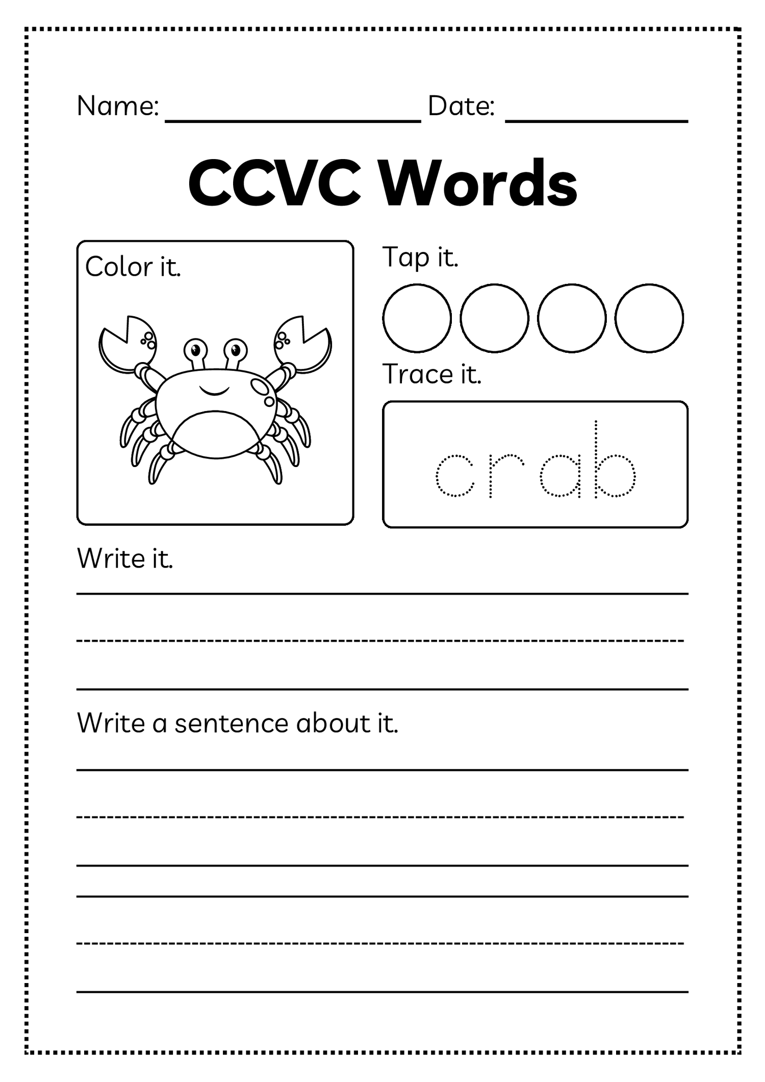 Kindergarten Workbook