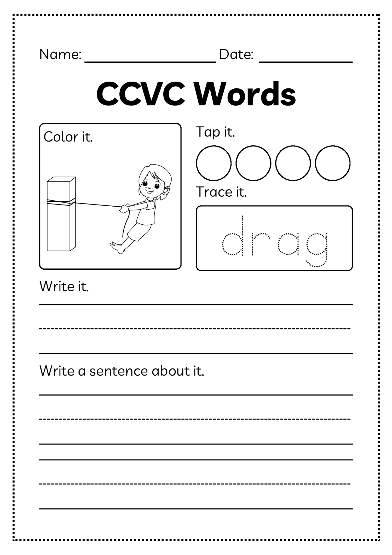 Kindergarten Workbook