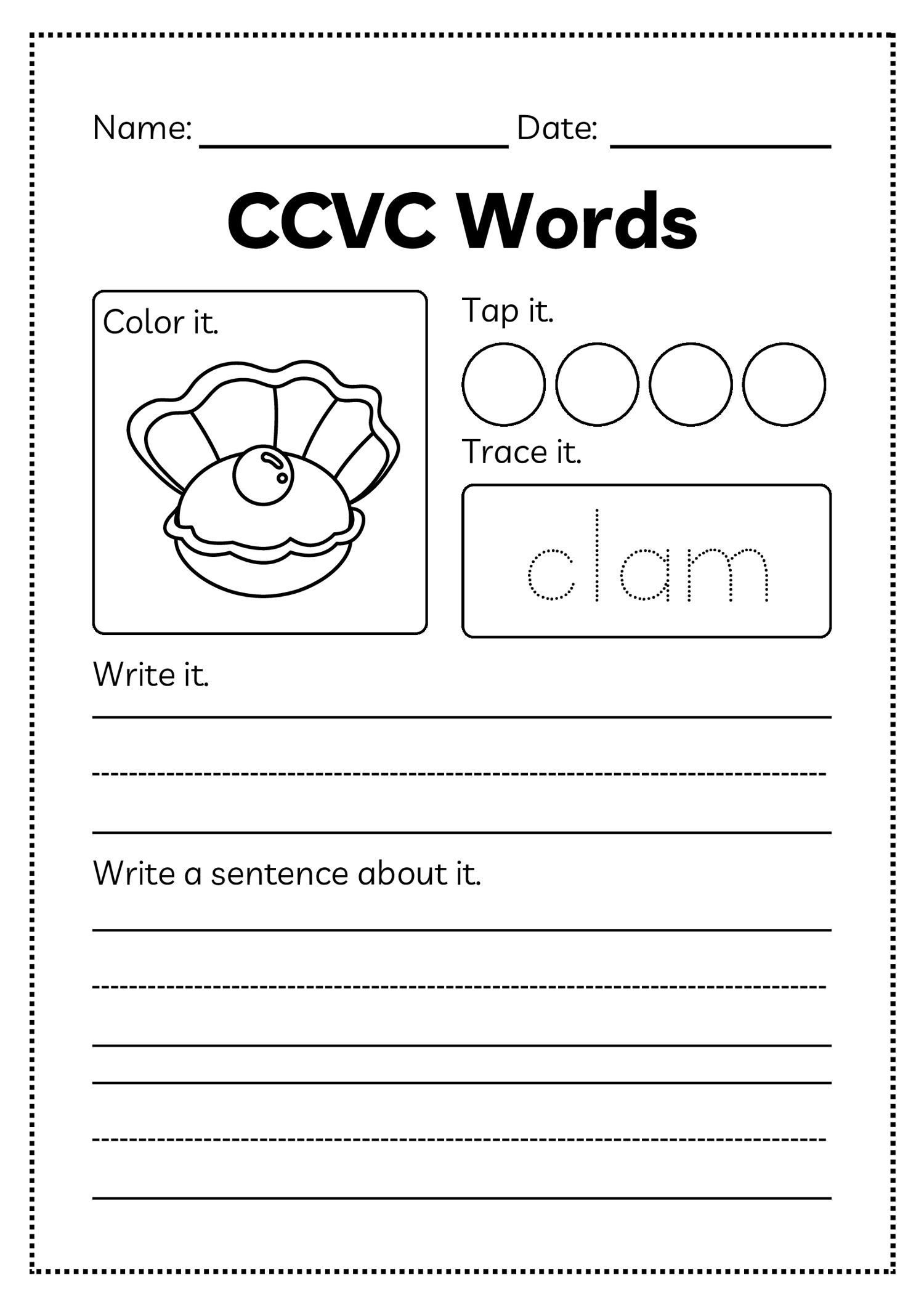 Kindergarten Workbook