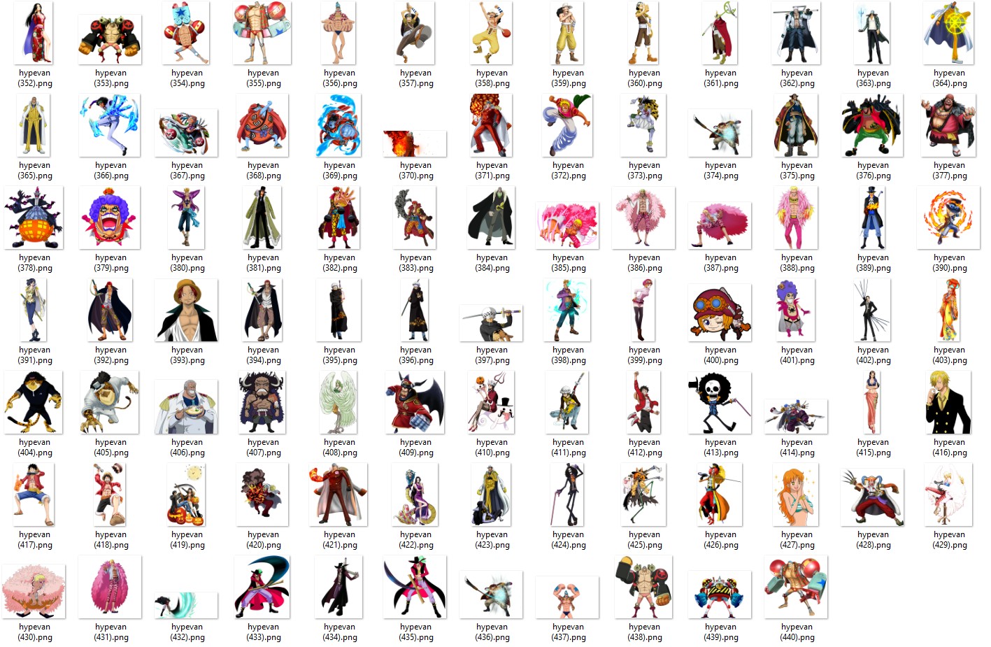 220+ One Piece PNG Bundle | Anime Luffy Zoro Nami Chopper Sanji Transparent Clipart | Manga Digital Download for Sublimation, Merch