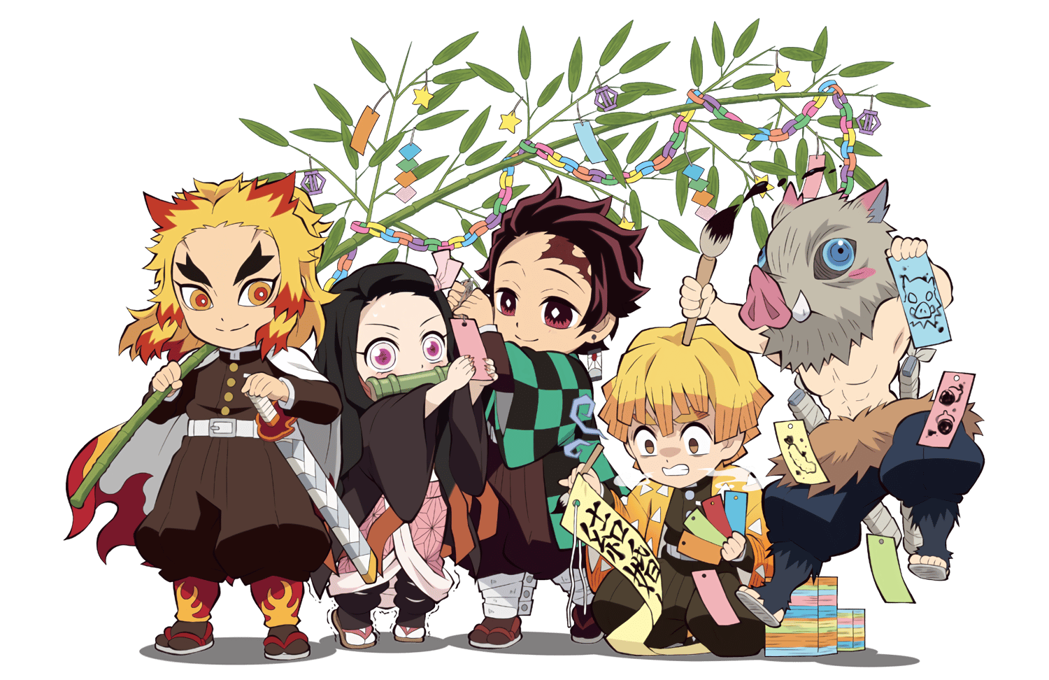 177 PNG Demon Slayer PNG Bundle | Tanjiro, Nezuko, Zenitsu, Inosuke & More | Anime Digital Download| Transparent Background for Sublimation