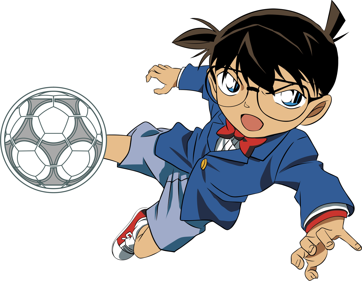 Detective Conan PNG Bundle – 86 Digital Stickers | Anime Boy Clipart | Shinichi Kudo | Transparent Files for Sublimation, Scrapbooking
