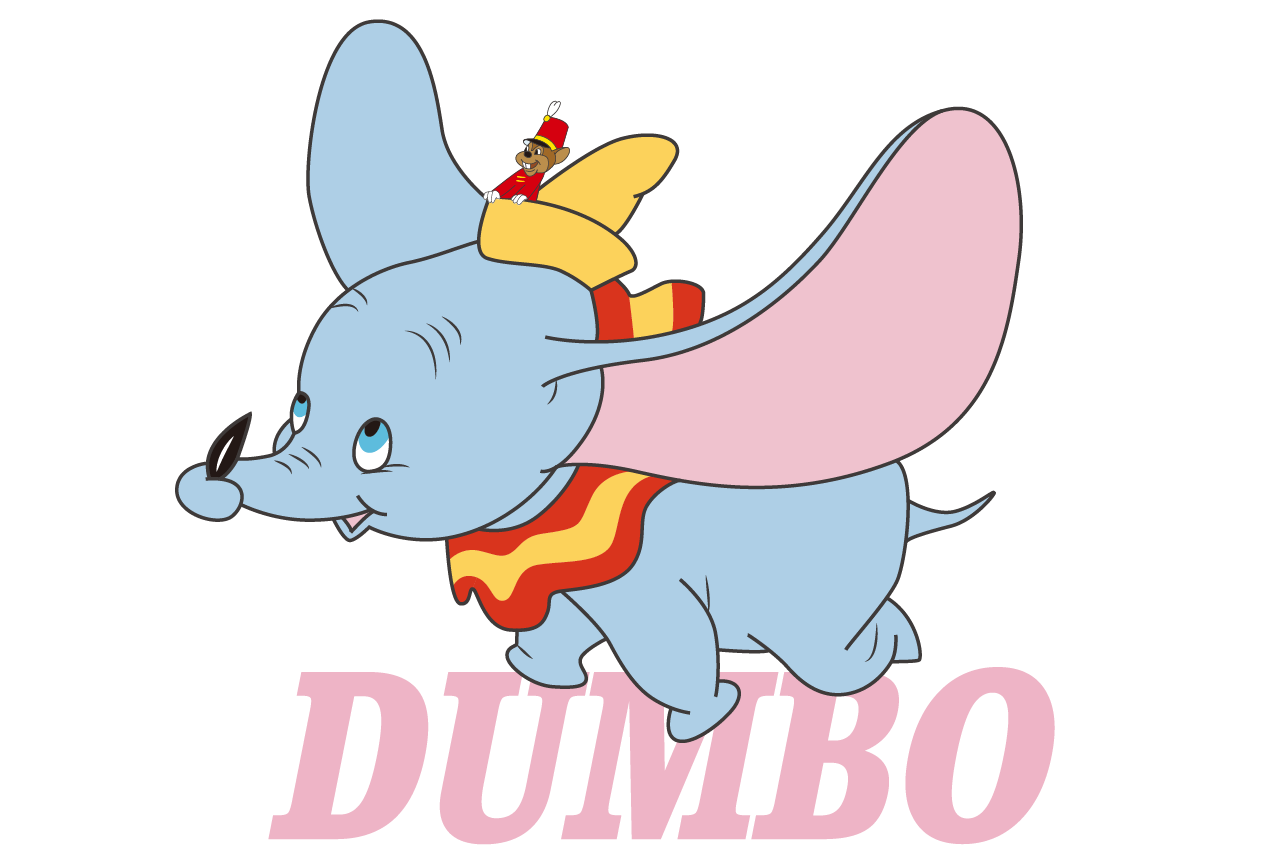 Dumbo-Inspired PNG Bundle β 36 Cute Flying Elephant Clipart Files | Pastel Baby Animal Stickers for Sublimation, Crafts, Scrapbooking & More