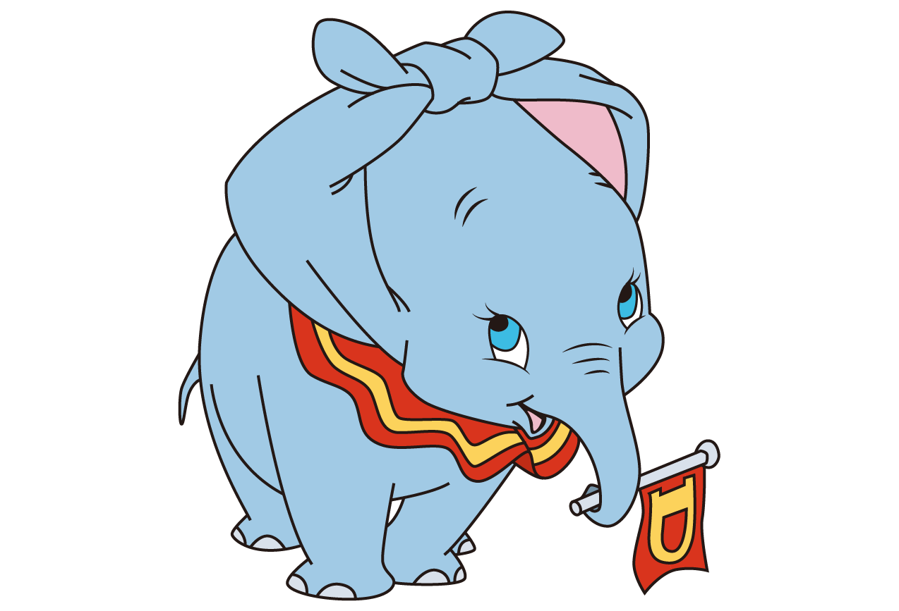 Dumbo-Inspired PNG Bundle β 36 Cute Flying Elephant Clipart Files | Pastel Baby Animal Stickers for Sublimation, Crafts, Scrapbooking & More