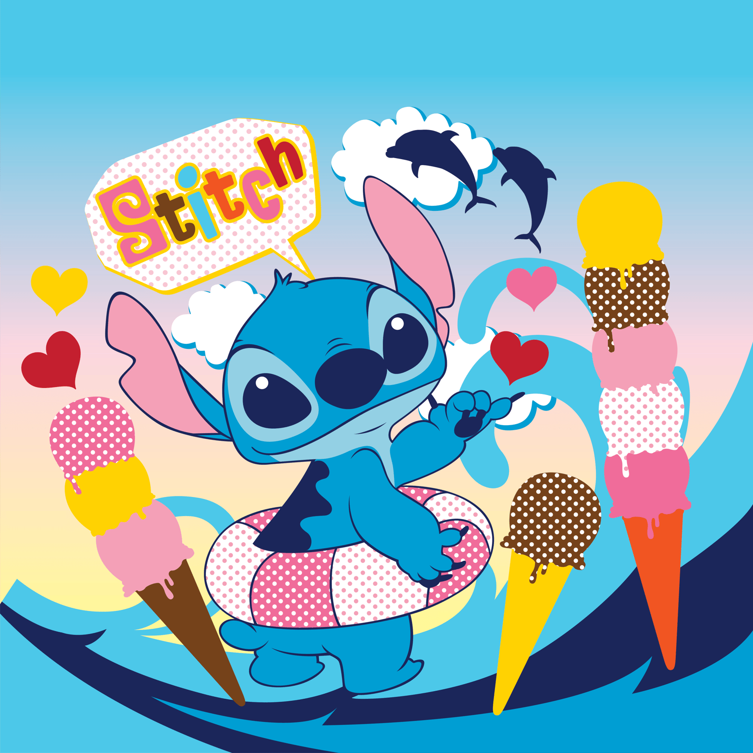 Kawaii Stitch PNG Bundle | 280+ Digital Stickers | L.ilo & Stitch Printable Clipart for Sublimation, T-Shirt, Scrapbook, Crafts