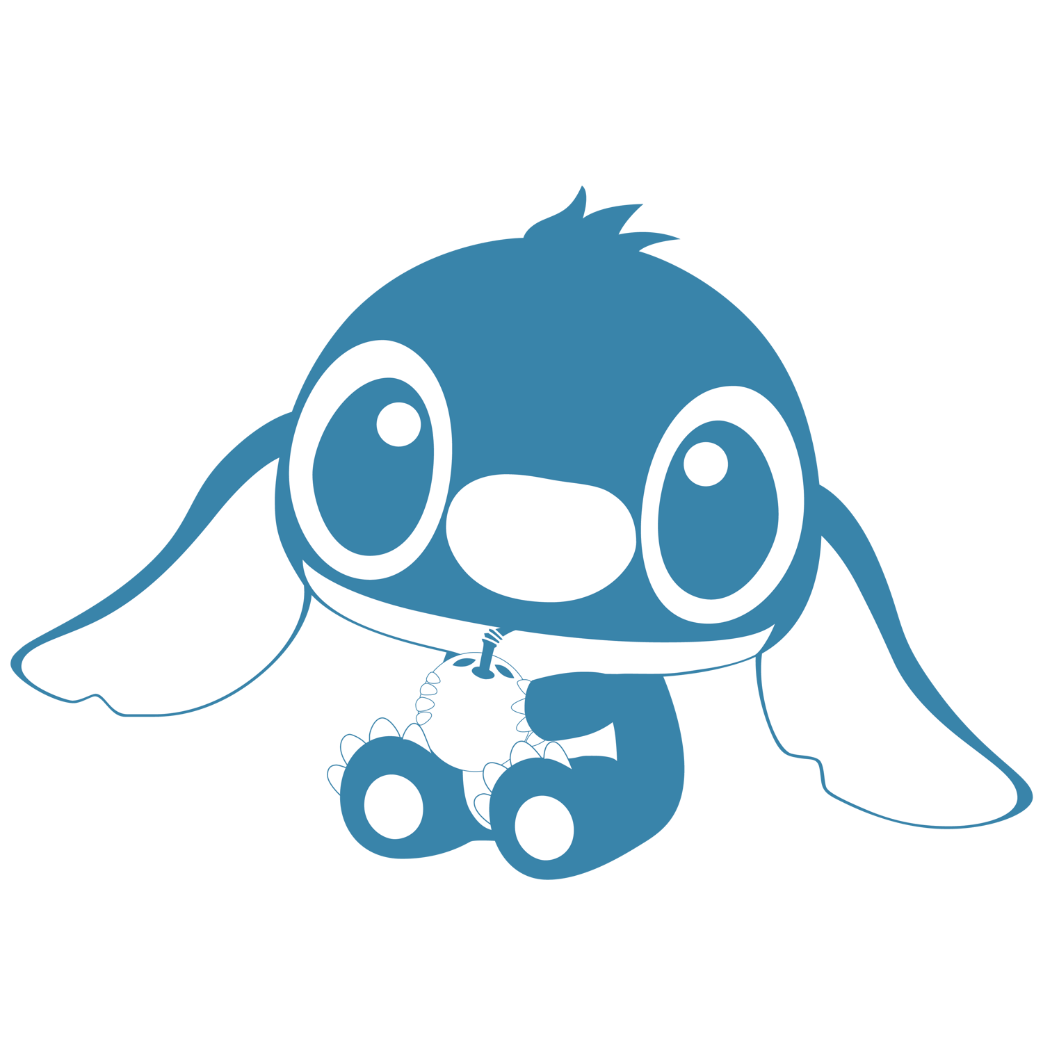 Kawaii Stitch PNG Bundle | 280+ Digital Stickers | L.ilo & Stitch Printable Clipart for Sublimation, T-Shirt, Scrapbook, Crafts