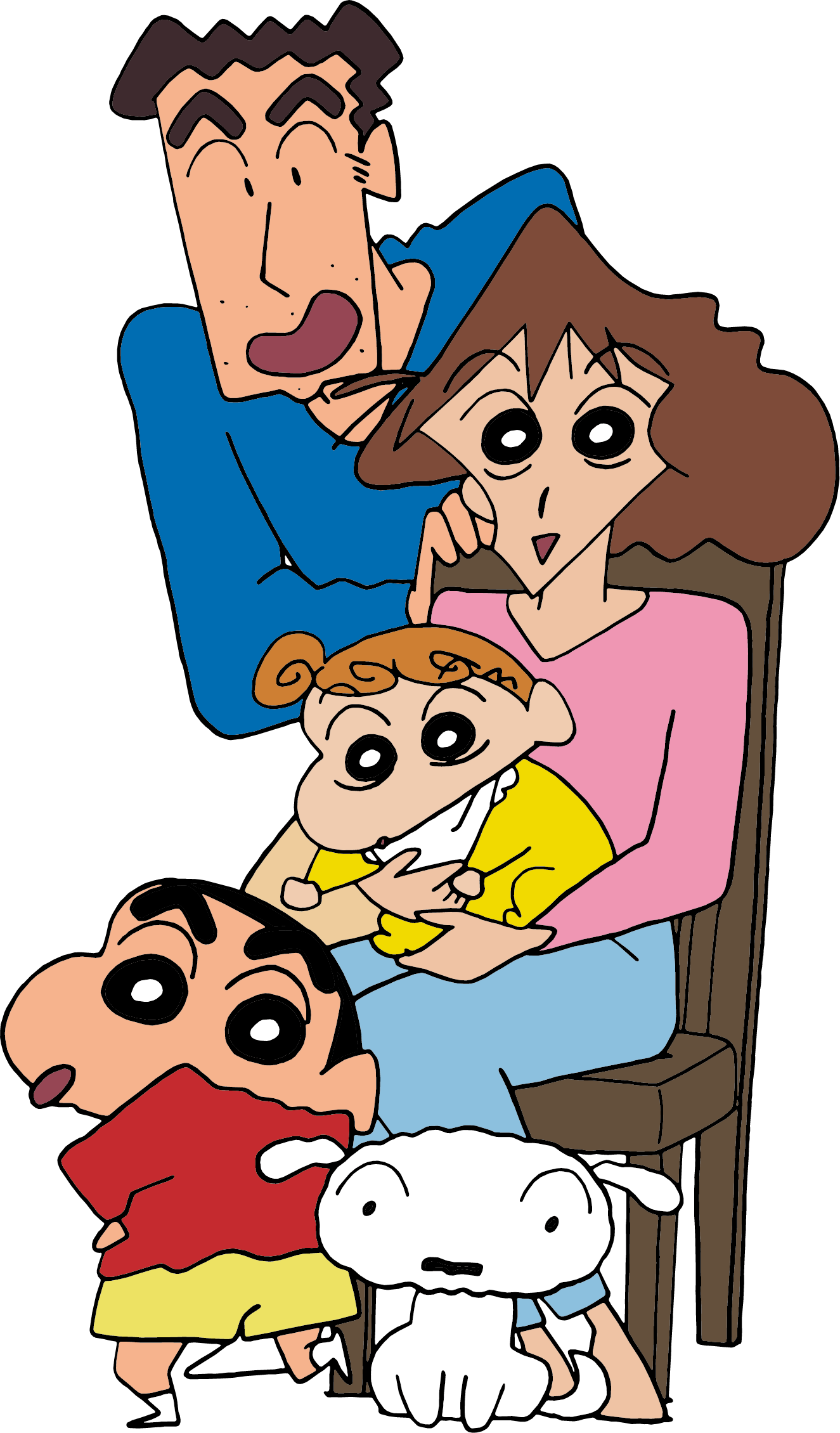 130 Crayon Shin-chan PNGv Pack | Funny Anime Clipart | Shinchan Digital Download | Kawaii Cartoon Anime PNGs for Sublimation & Crafts