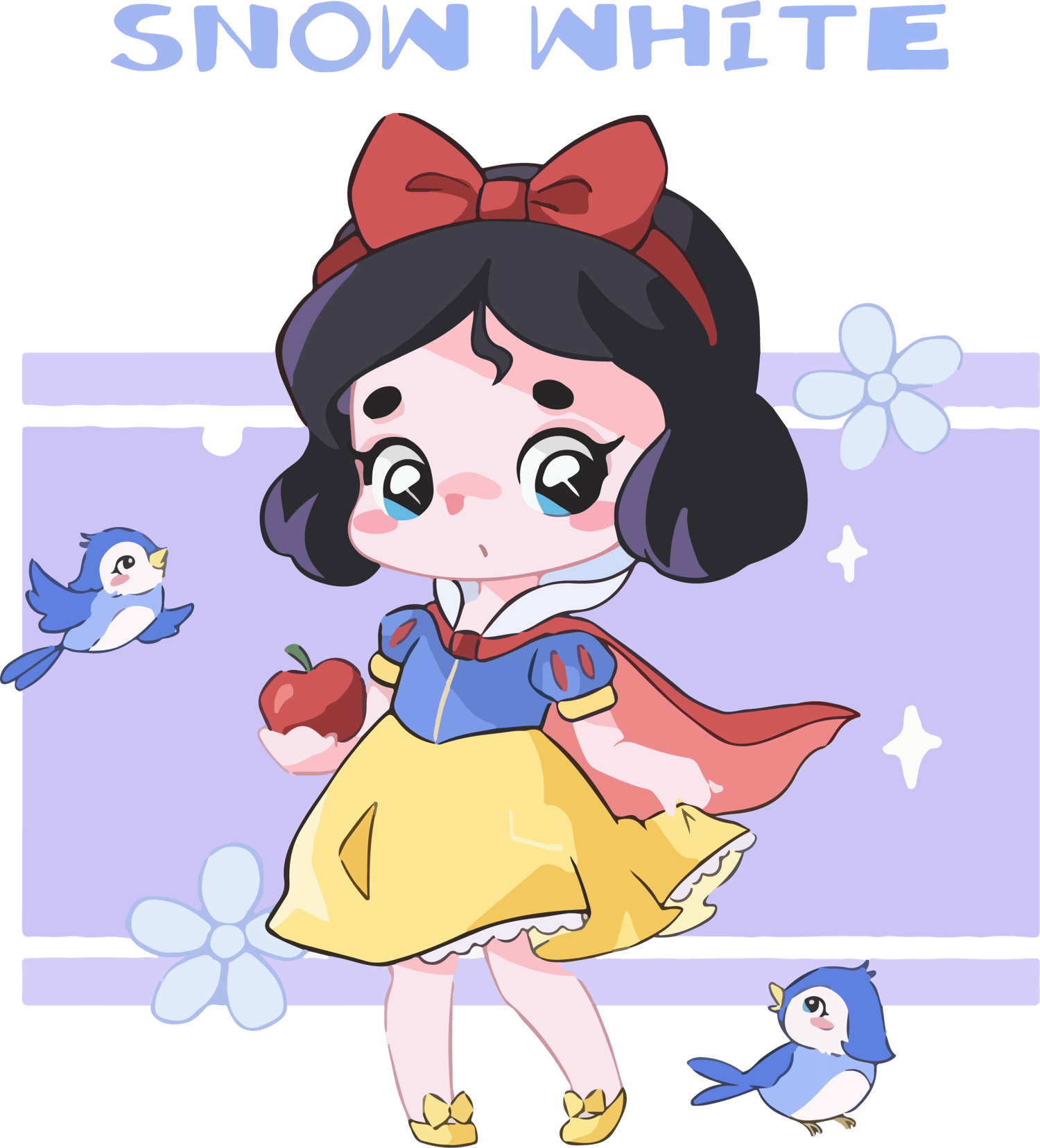21 Chibi Princess PNG Bundle β Cute Fairytale Girl Clipart, Original Royal Character Stickers, Fantasy Girl Clip Art for Sublimation & Craft