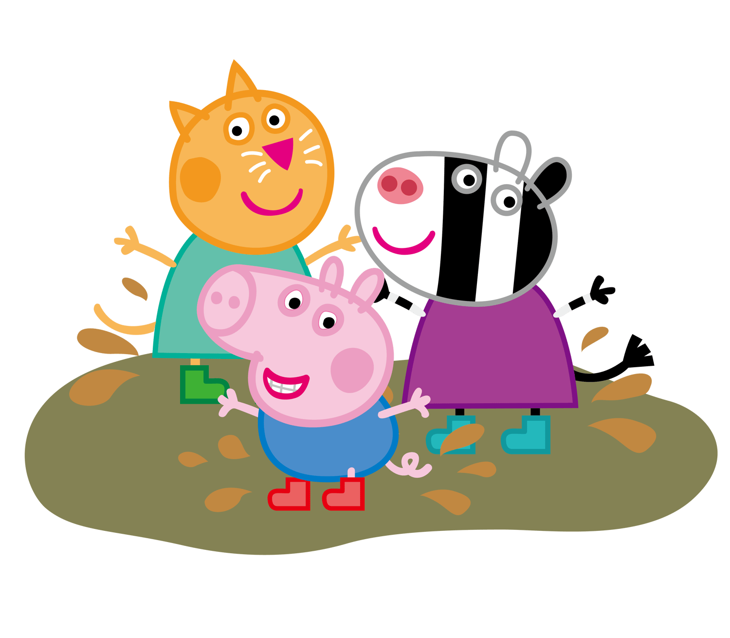Peppa Pig 260 PNG Bundle β .AI PNG Format | Cute Cartoon Clipart for Stickers, Sublimation, Crafts & More