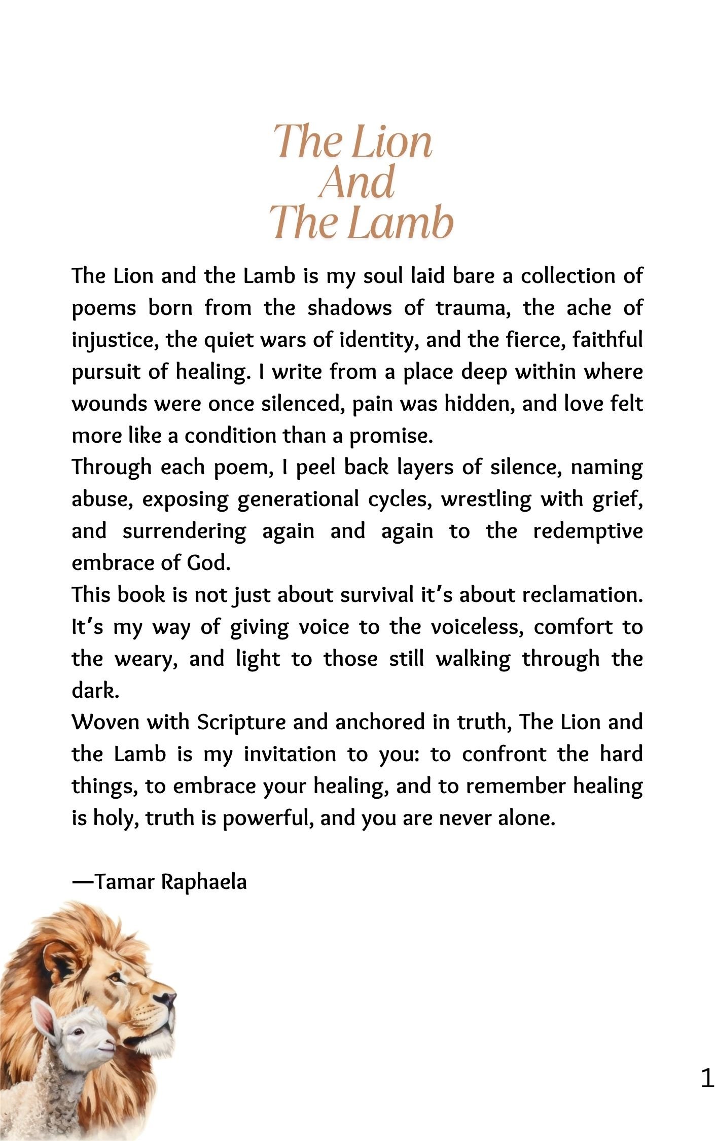 The Lion And The Lamb