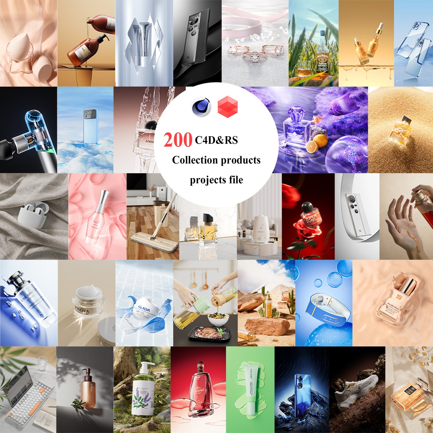 c4d and redshift project files download
