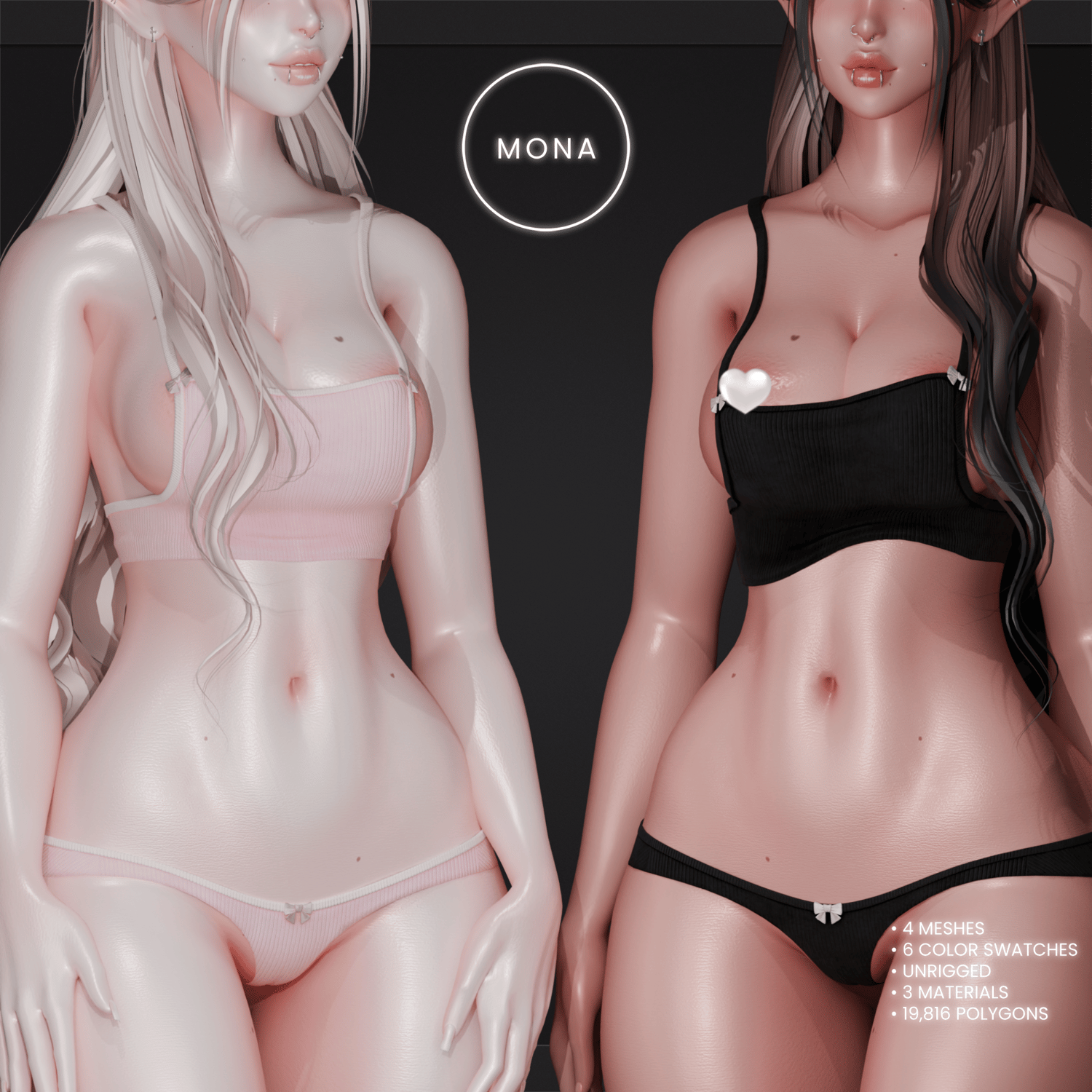 ♡ Blushing Set ♡ 2 Versions ♡