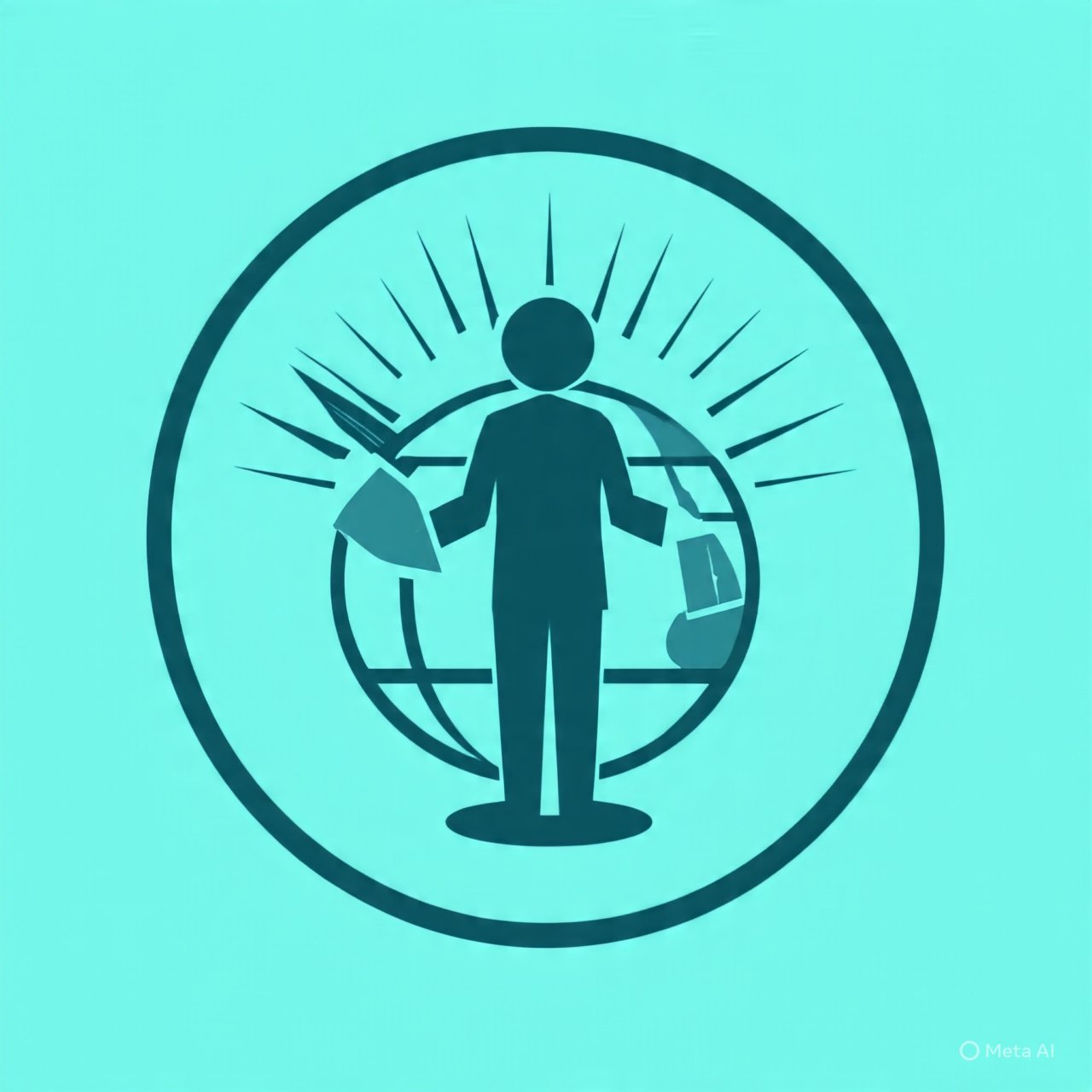 A lightbulb and a globe symbolizing knowledge, insight, and growth which are invaluable to all individuals as well as nations across the world