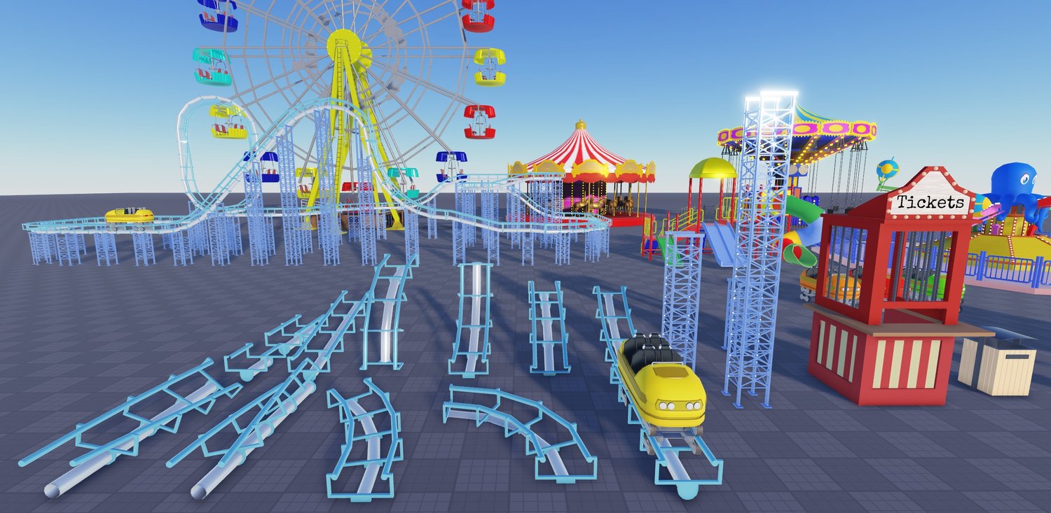 Universal Roblox Amusement Theme Modular Park Pack