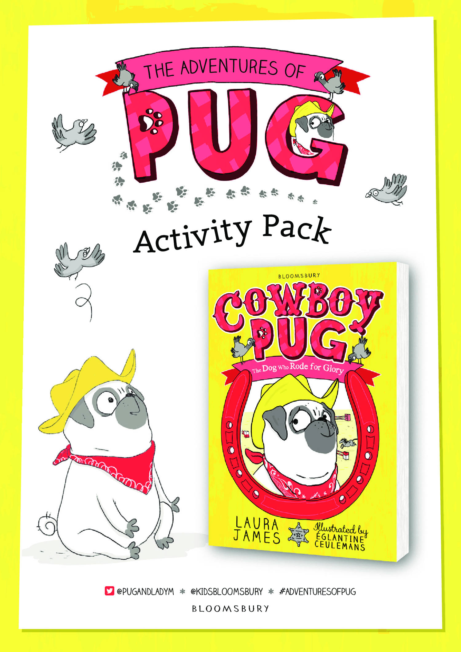 Cowboy Pug Actvity Pack NEW