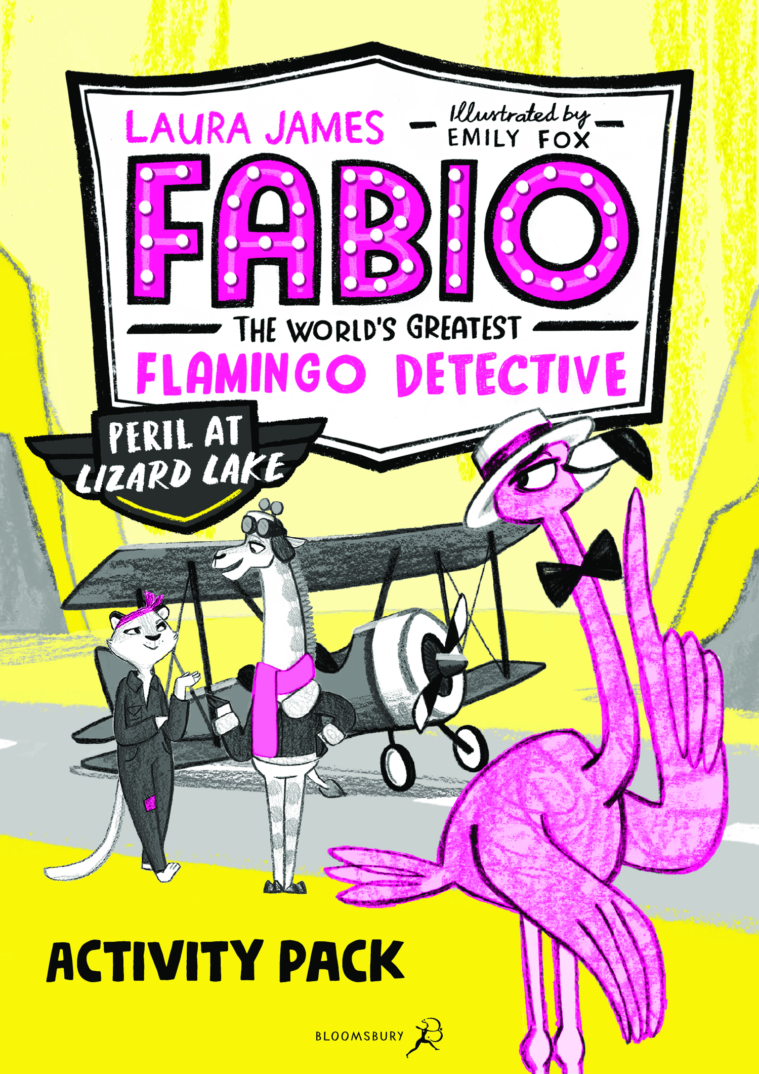 Fabio The World's Greatest Flamingo Dectective Peril At Lizard Lake Activity Pack NEW