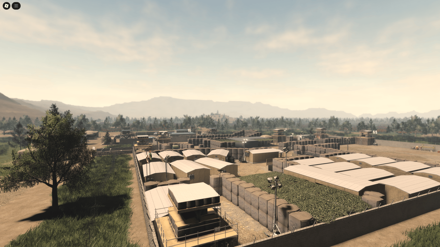 Middle Eastern Roblox RP village with equippable clothing and props
