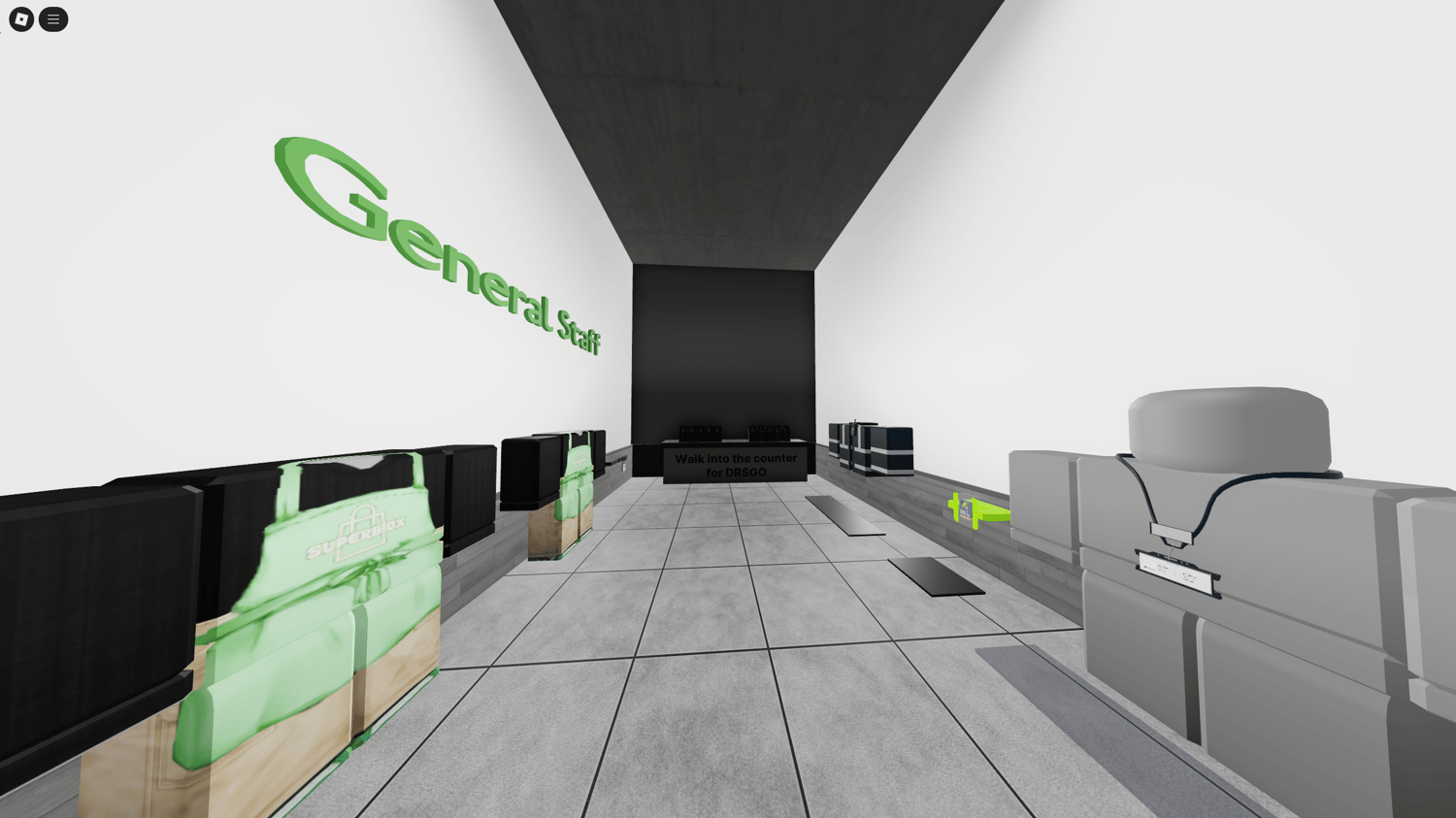 Music GUI and interactive filler machines in scripted RP map