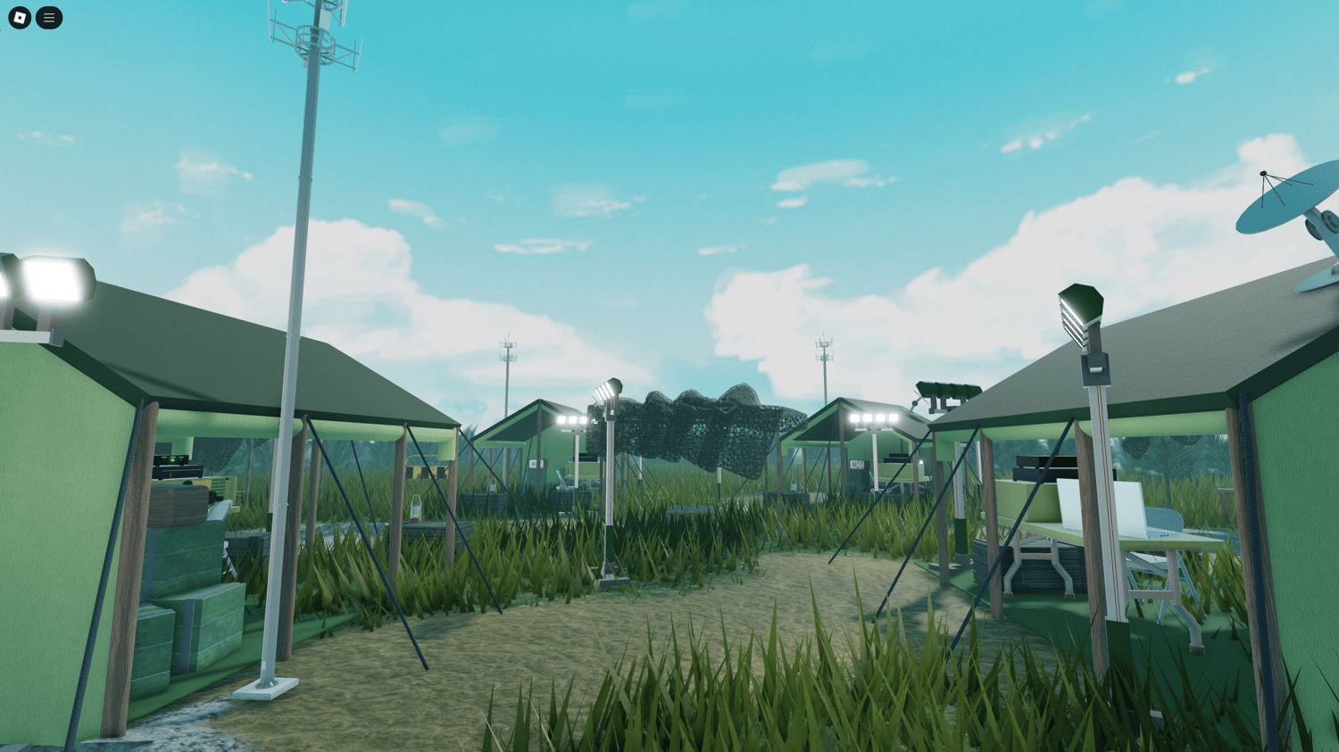 Free African military map for Roblox roleplay developers